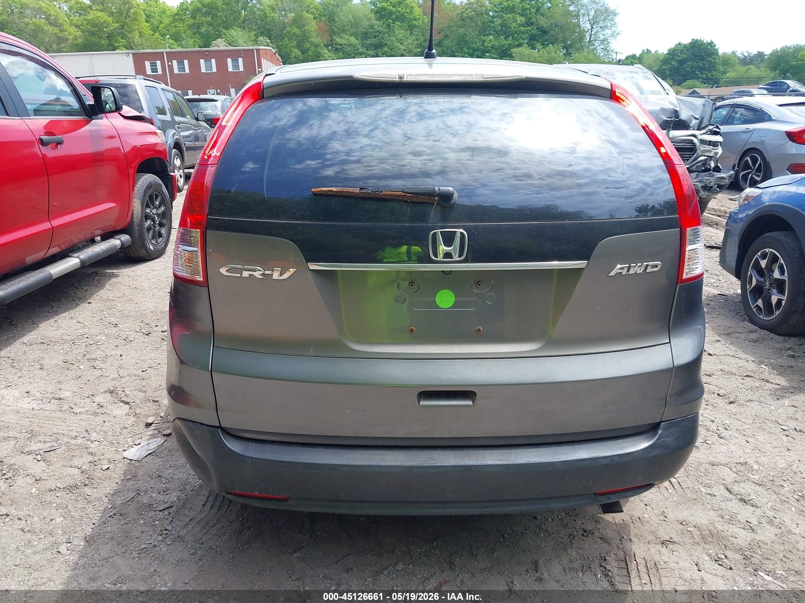 2012 Honda Cr-v Ex Gray vin: JHLRM4H58CC001163