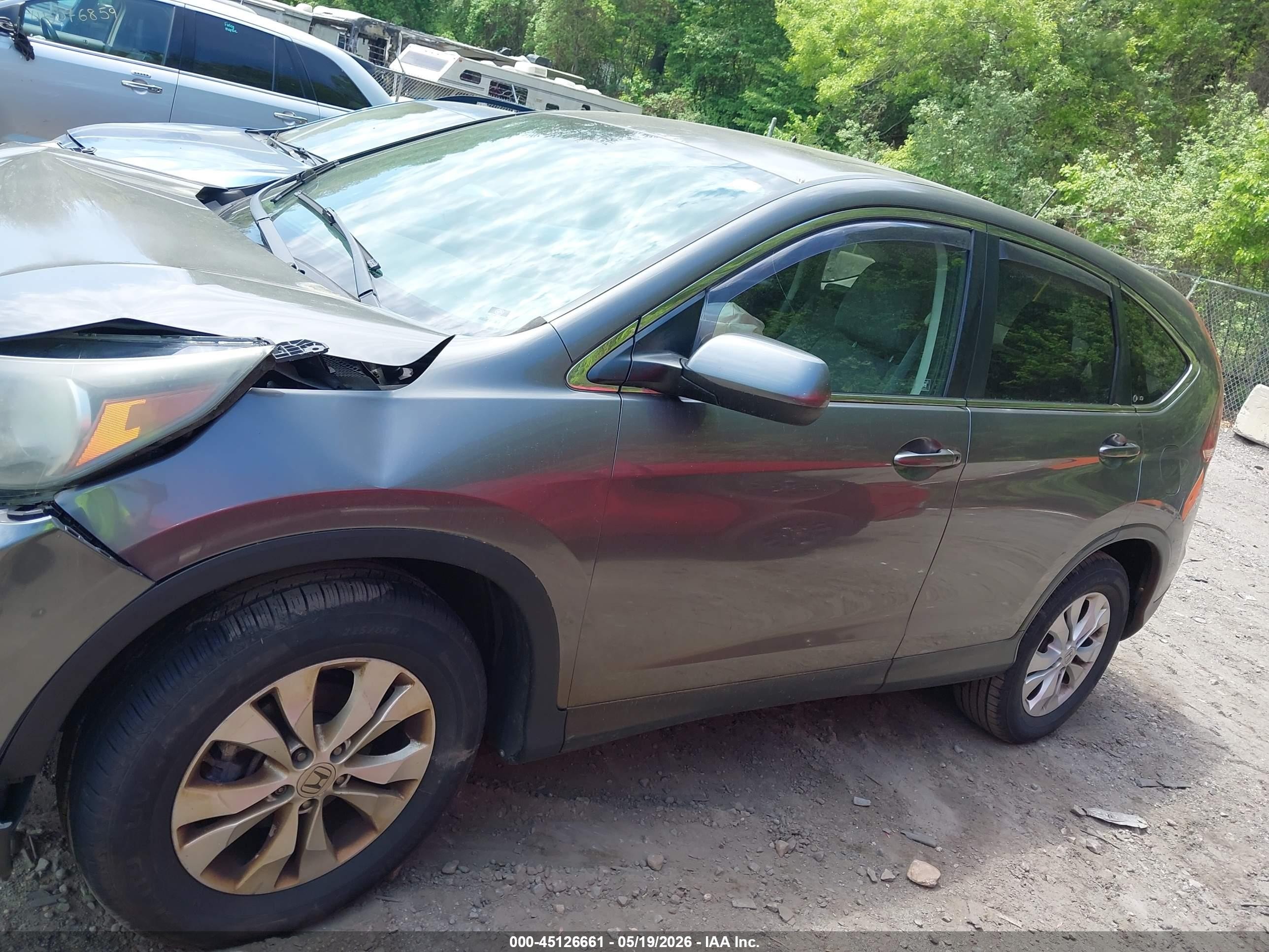 2012 Honda Cr-v Ex Gray vin: JHLRM4H58CC001163