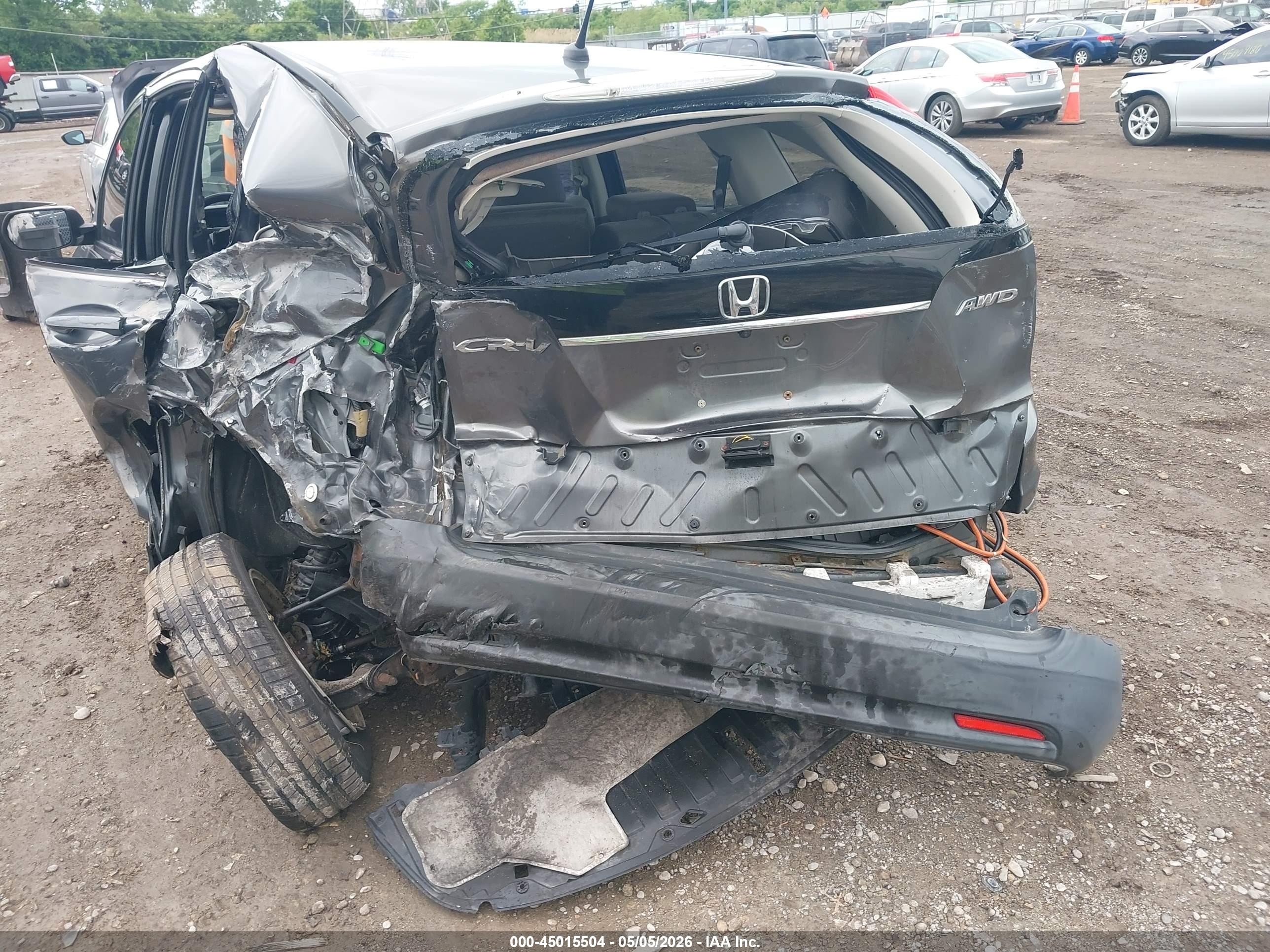 2012 Honda Cr-v Ex Серый vin: JHLRM4H58CC020537