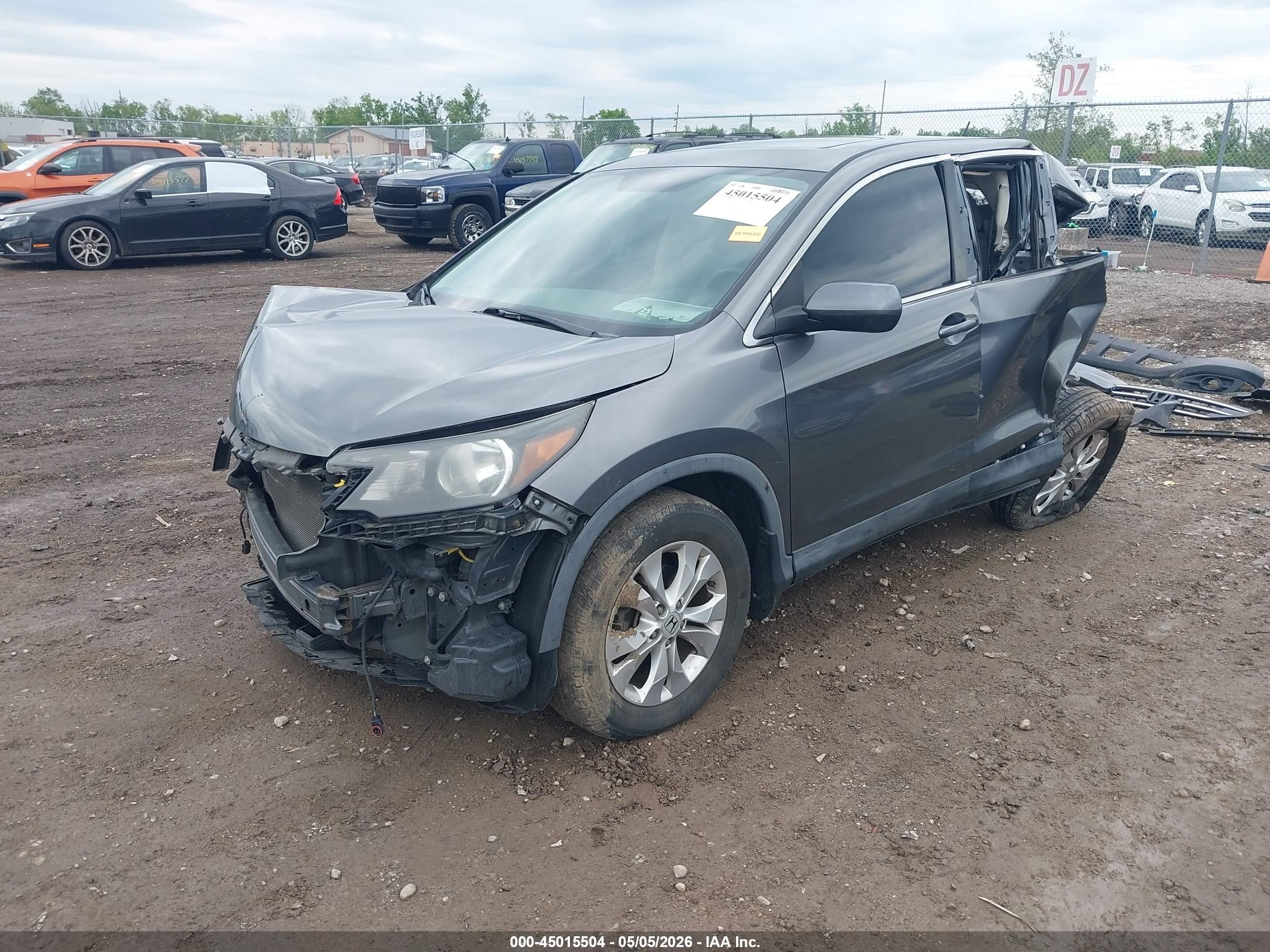 2012 Honda Cr-v Ex Серый vin: JHLRM4H58CC020537