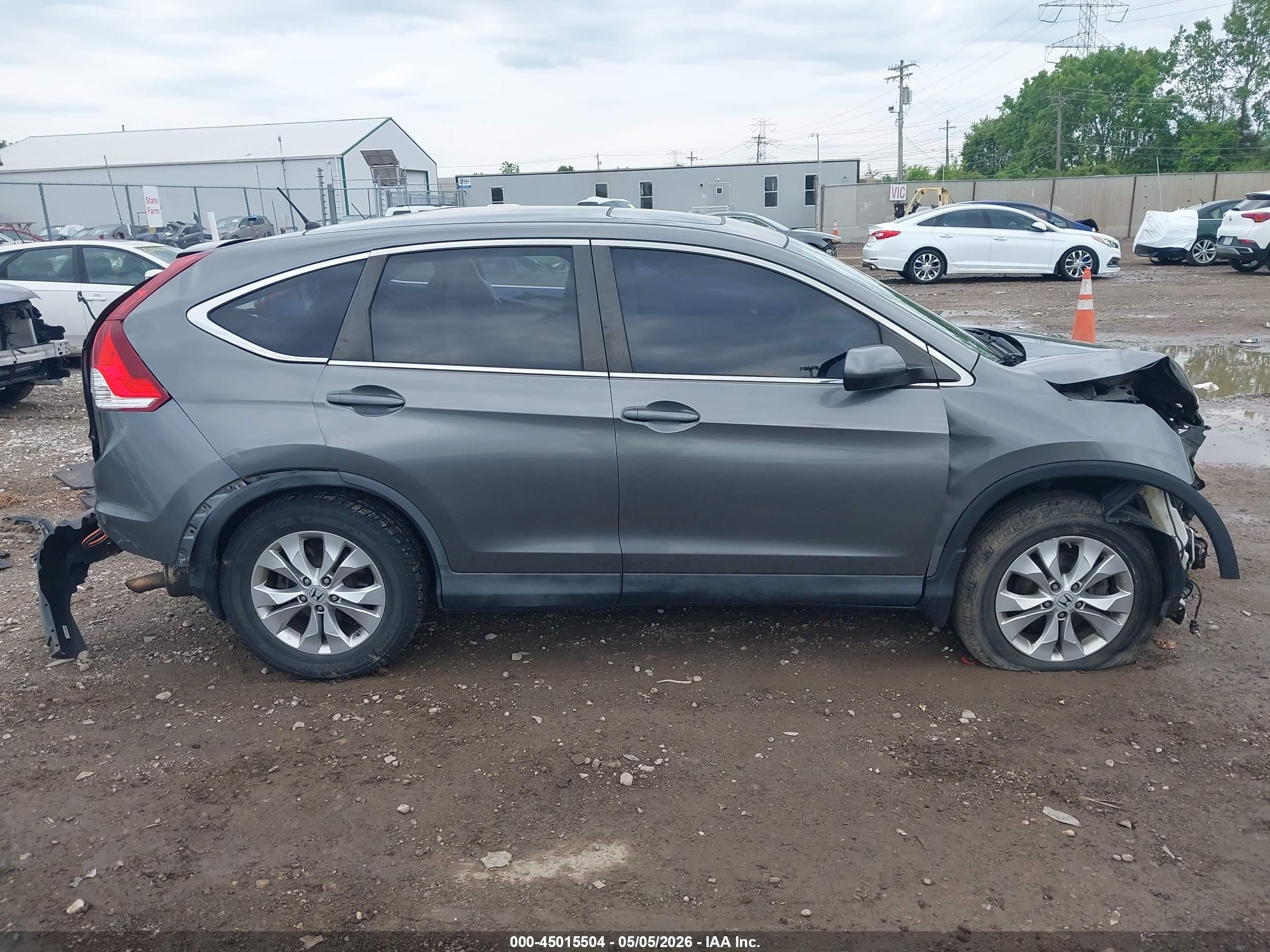 2012 Honda Cr-v Ex Серый vin: JHLRM4H58CC020537