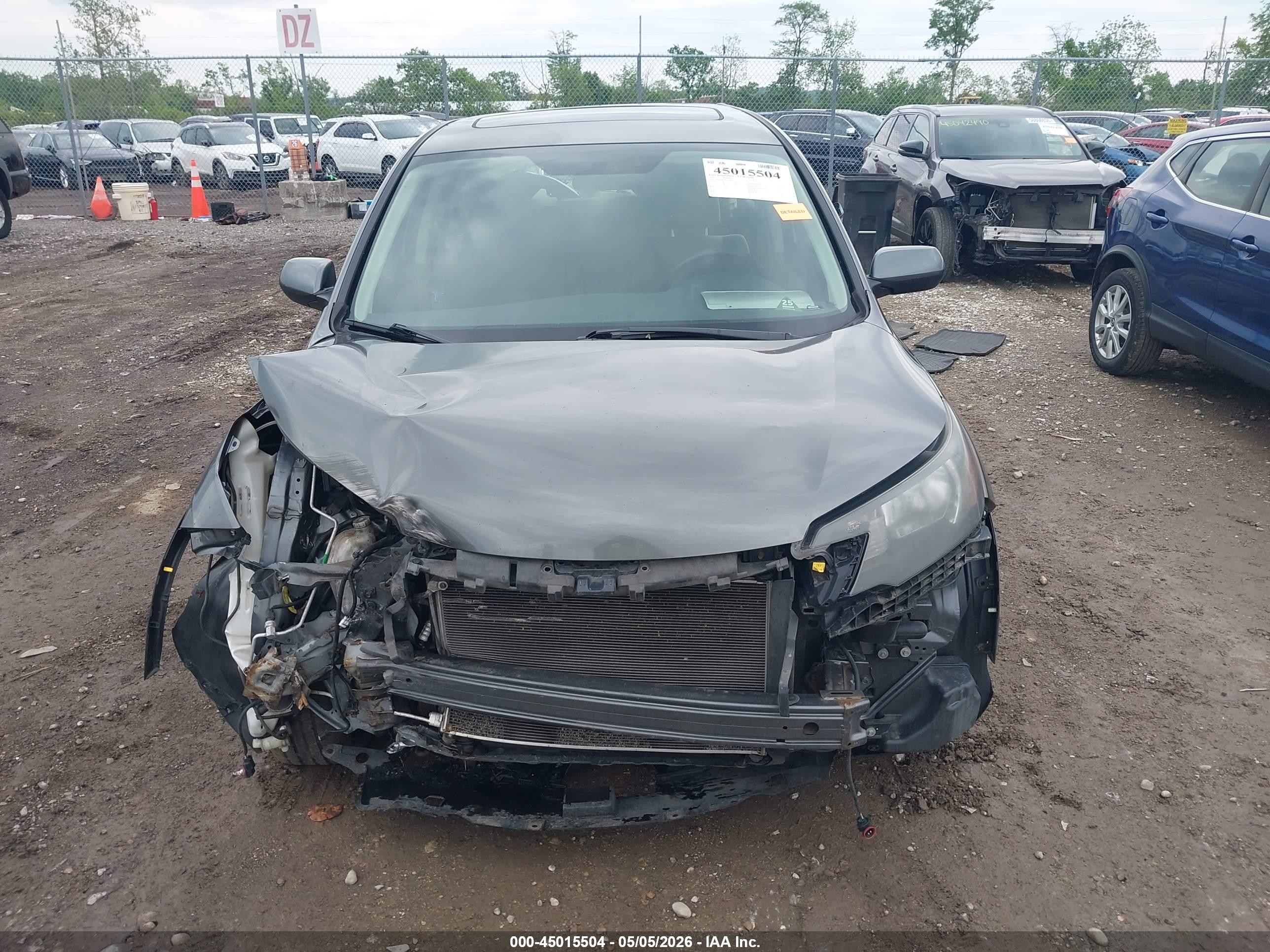 2012 Honda Cr-v Ex Серый vin: JHLRM4H58CC020537