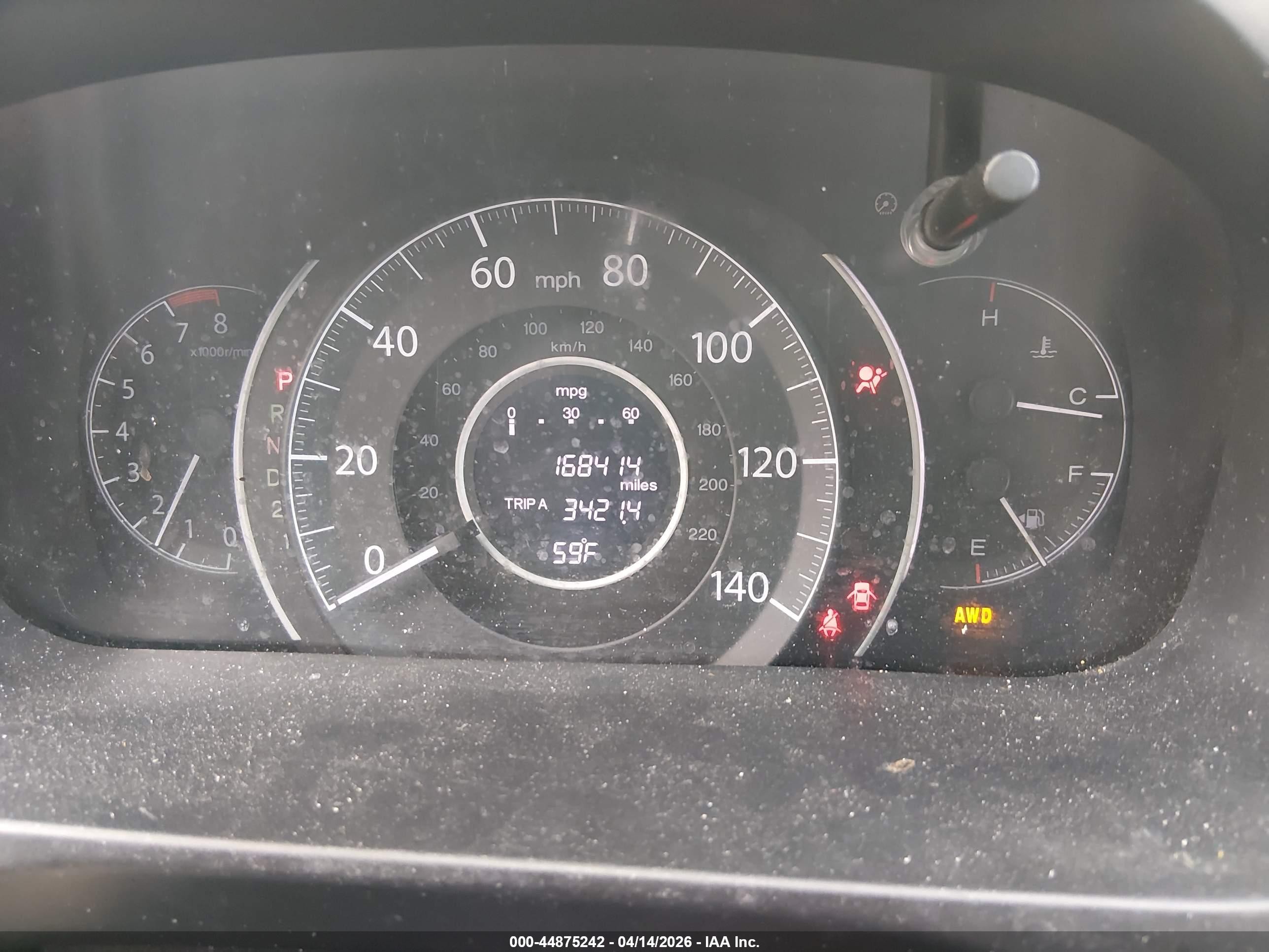 2012 Honda Cr-v Ex Gray vin: JHLRM4H58CC024989