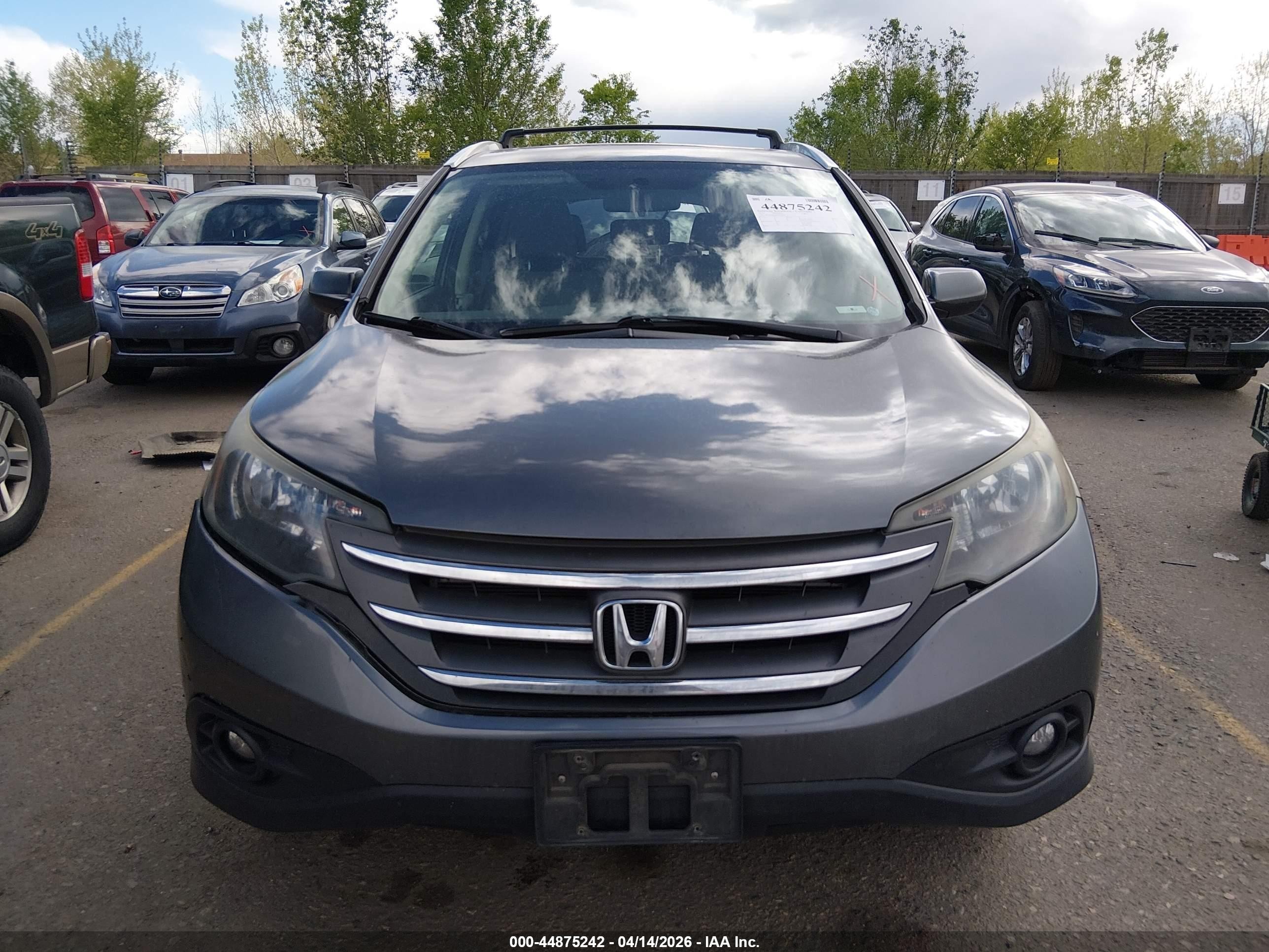 2012 Honda Cr-v Ex Gray vin: JHLRM4H58CC024989