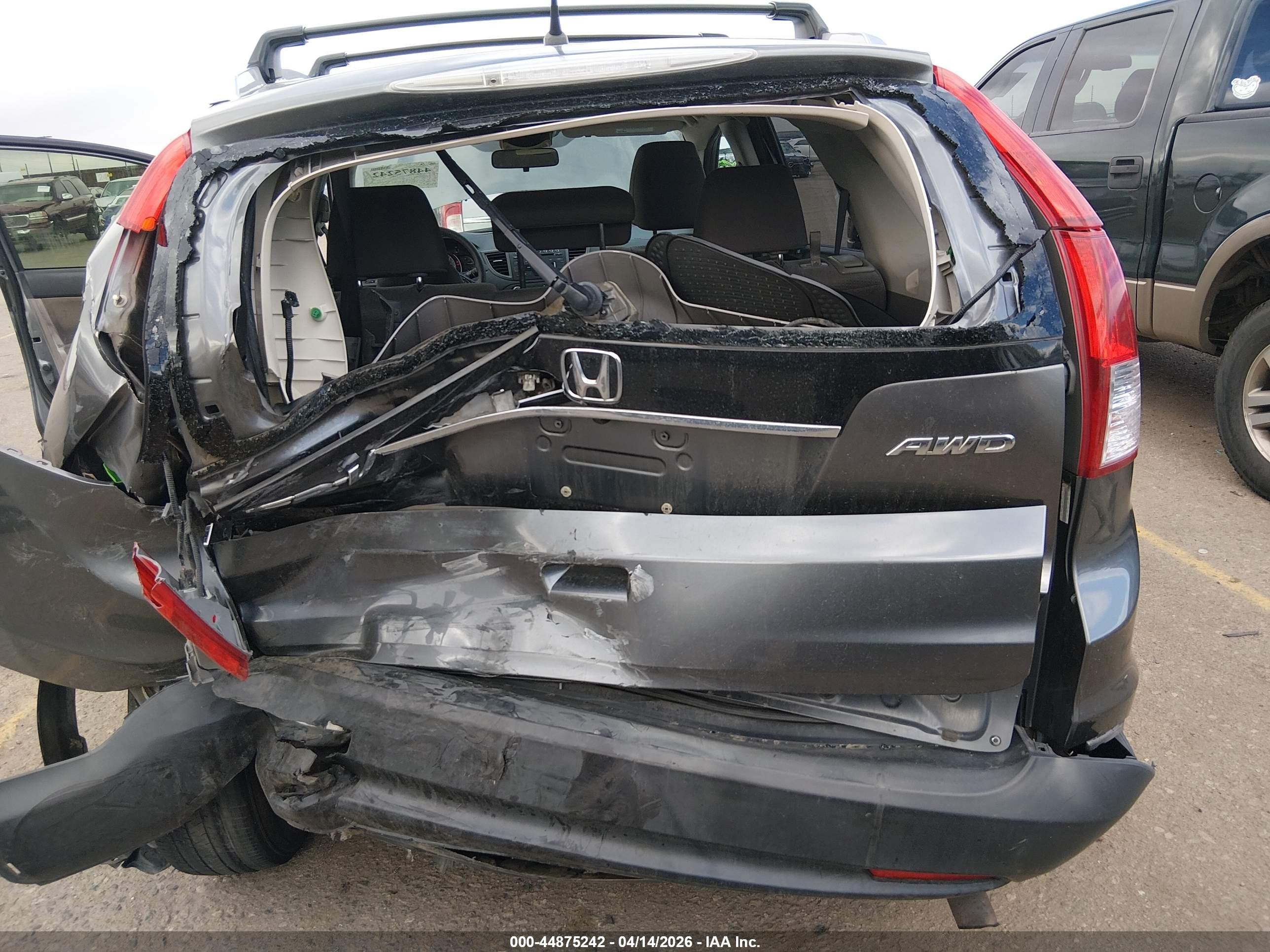 2012 Honda Cr-v Ex Gray vin: JHLRM4H58CC024989