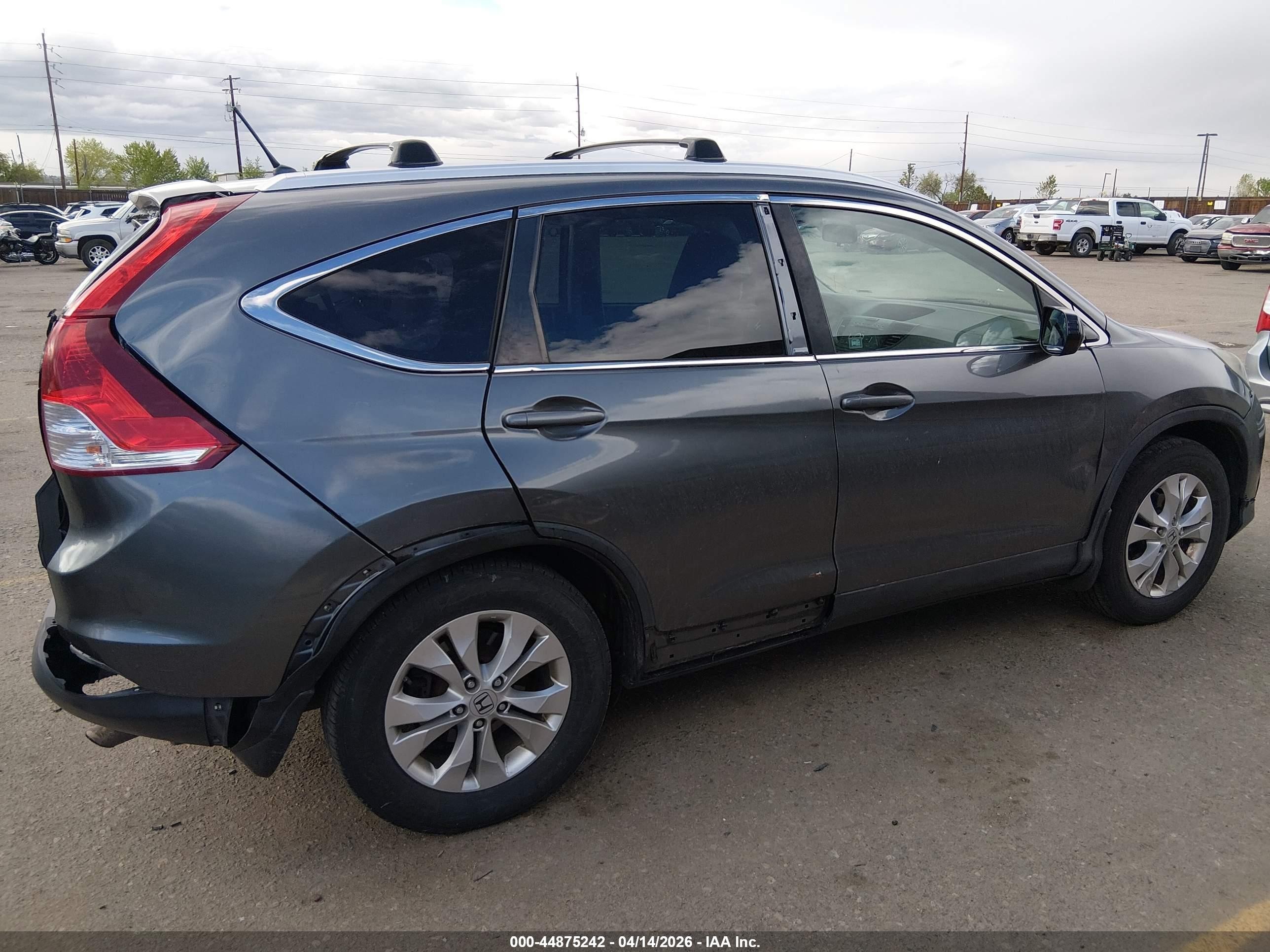2012 Honda Cr-v Ex Gray vin: JHLRM4H58CC024989