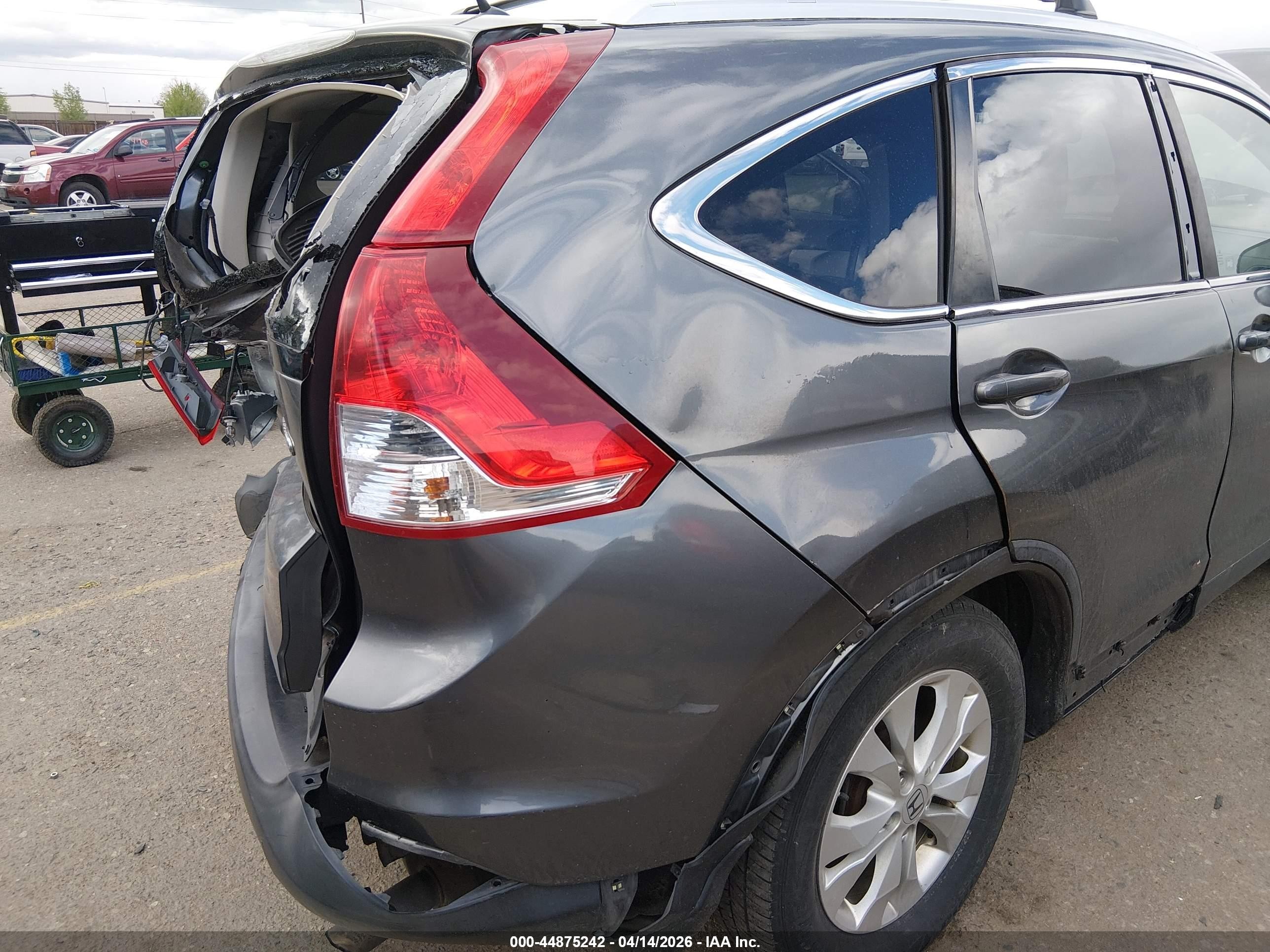 2012 Honda Cr-v Ex Gray vin: JHLRM4H58CC024989