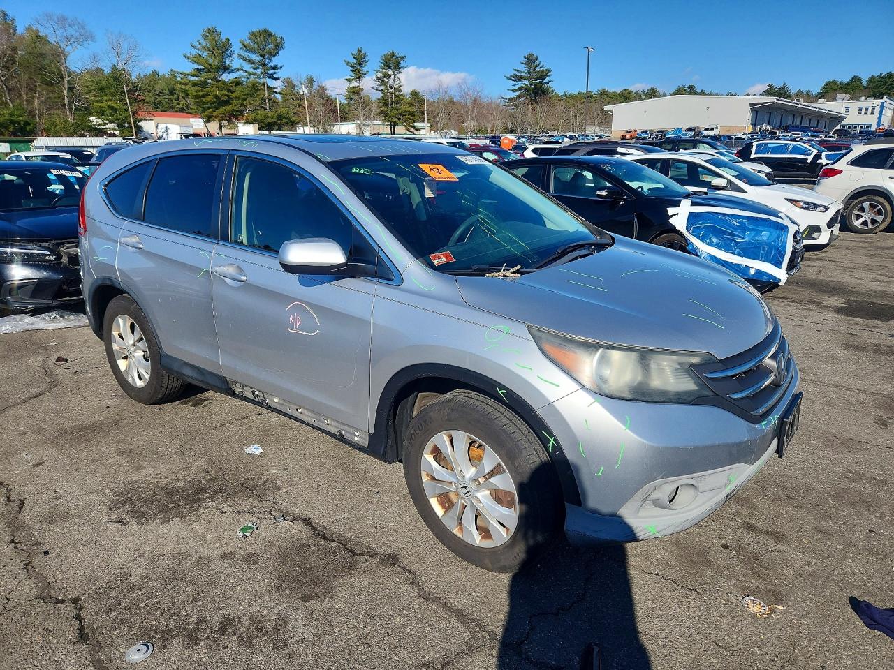 2012 Honda Crv Серебряный vin: JHLRM4H59CC010745