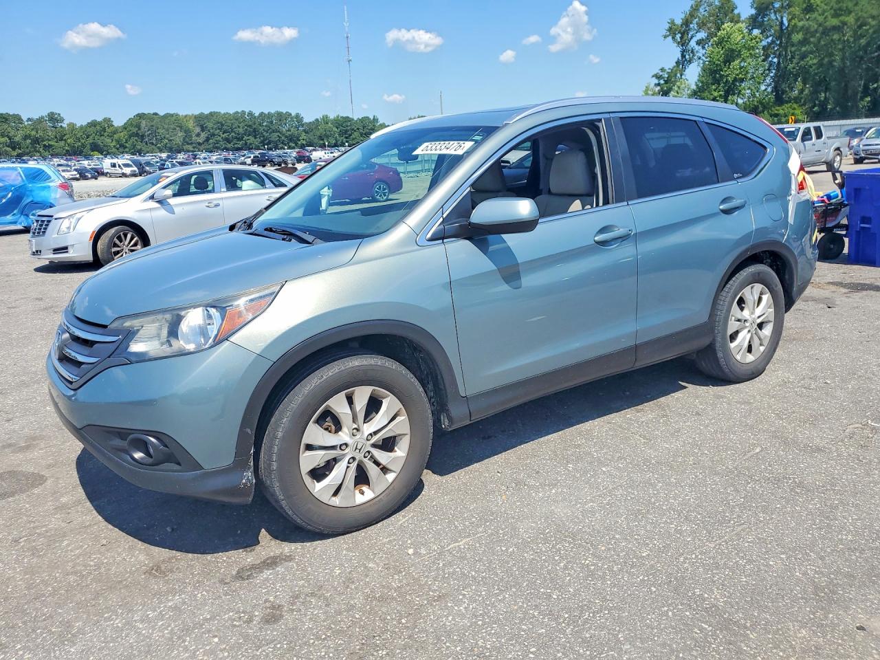 2012 Honda Cr-v Ex Бирюзовый vin: JHLRM4H59CC026878