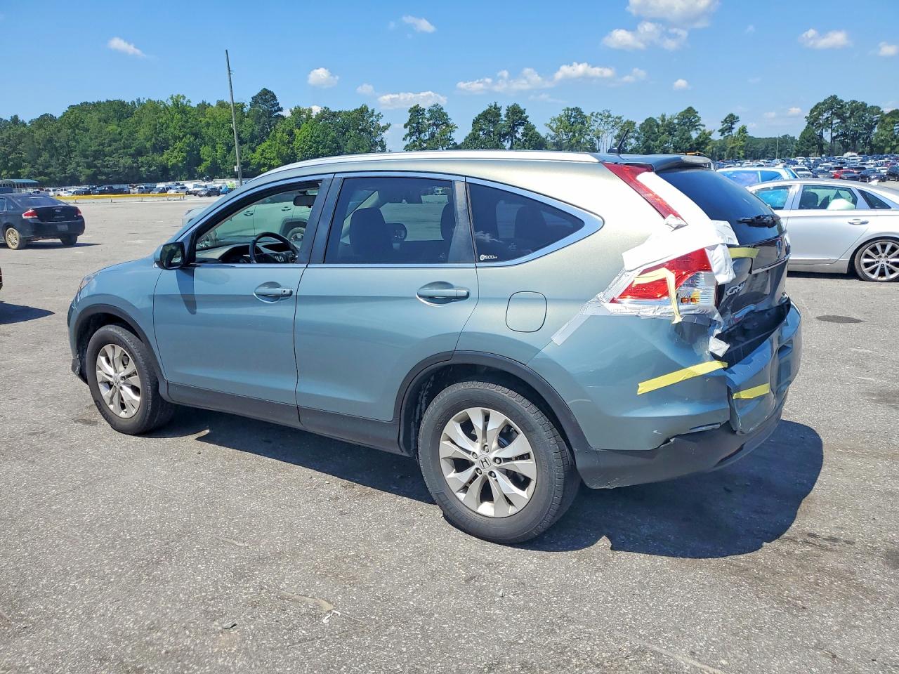 2012 Honda Cr-v Ex Teal vin: JHLRM4H59CC026878