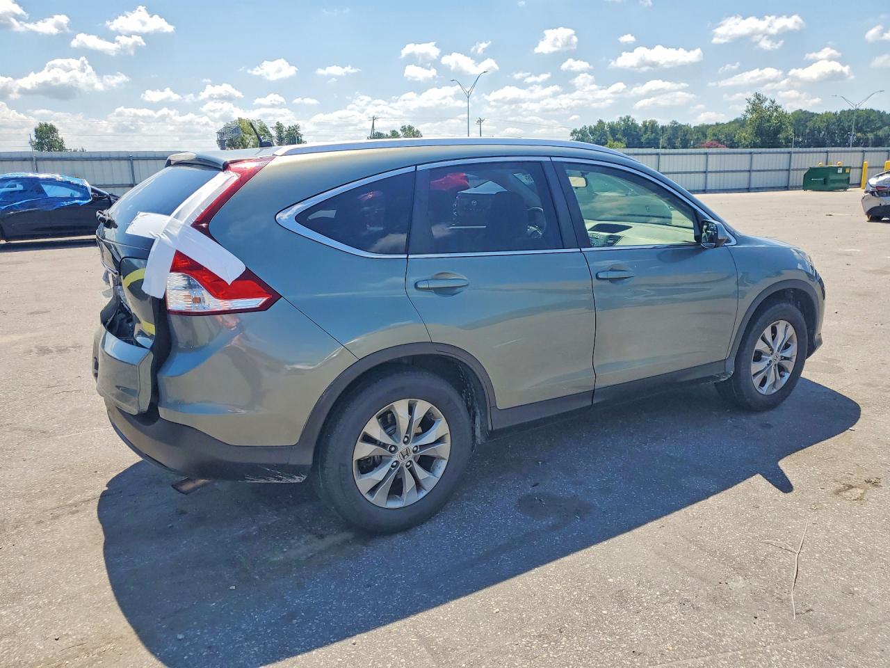 2012 Honda Cr-v Ex Teal vin: JHLRM4H59CC026878