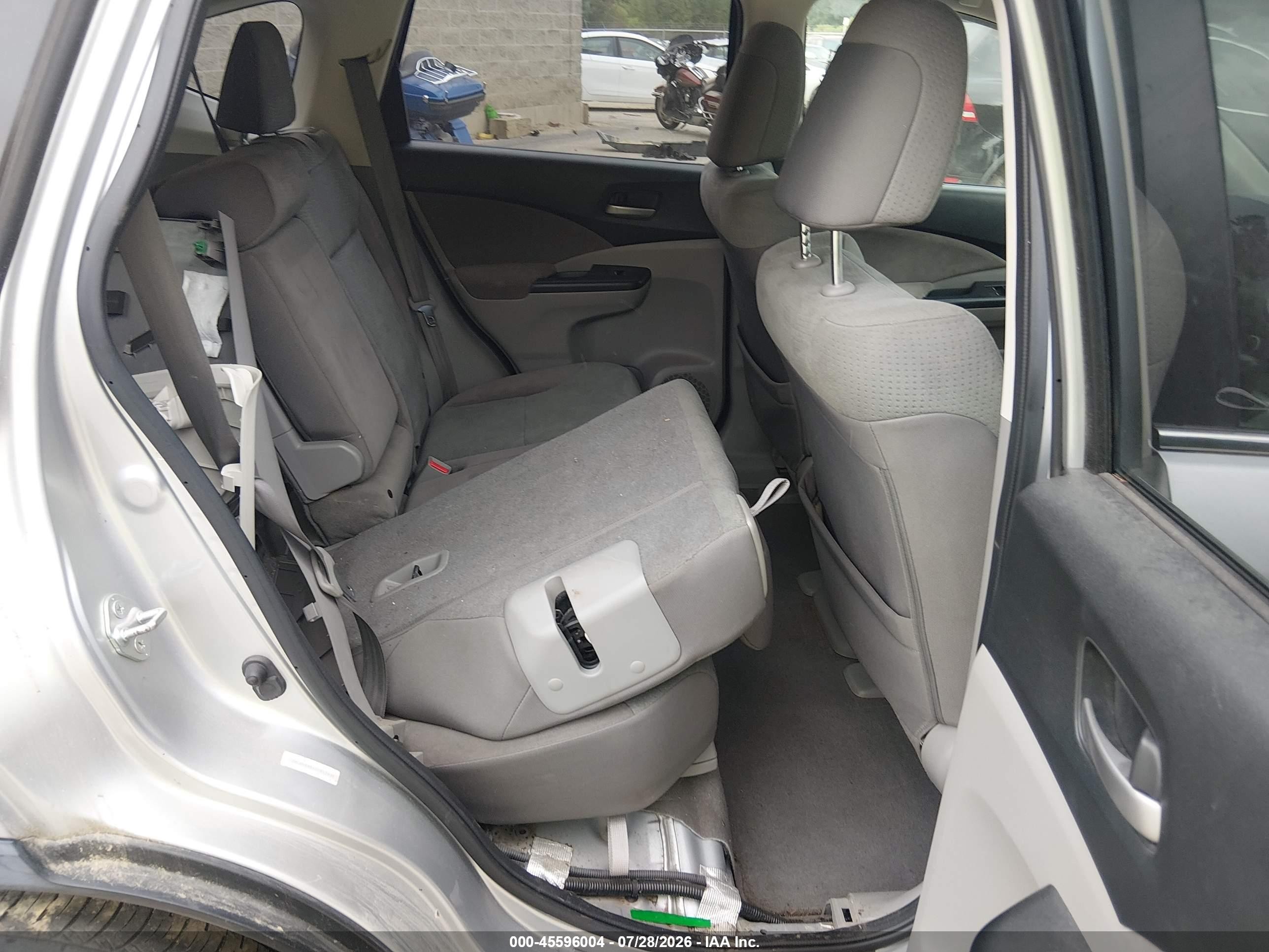 2012 Honda Cr-v Ex Silver vin: JHLRM4H5XCC012035