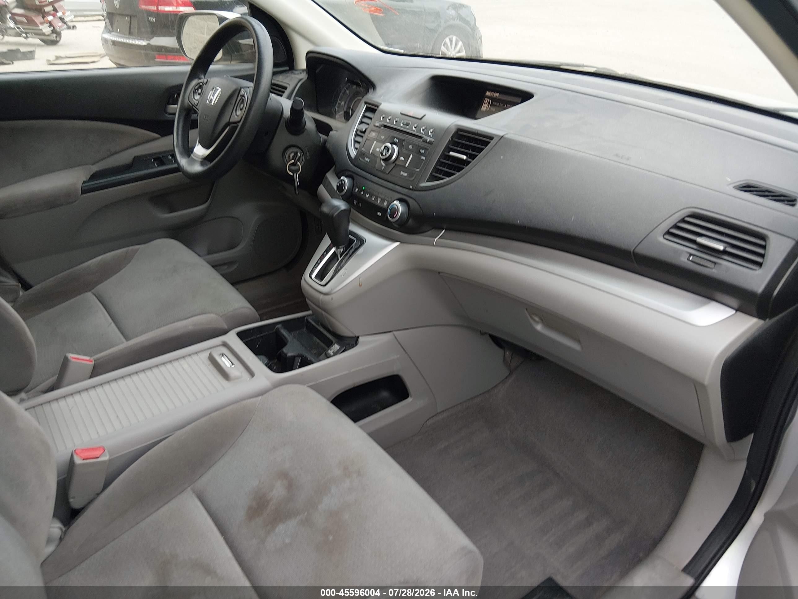 2012 Honda Cr-v Ex Silver vin: JHLRM4H5XCC012035