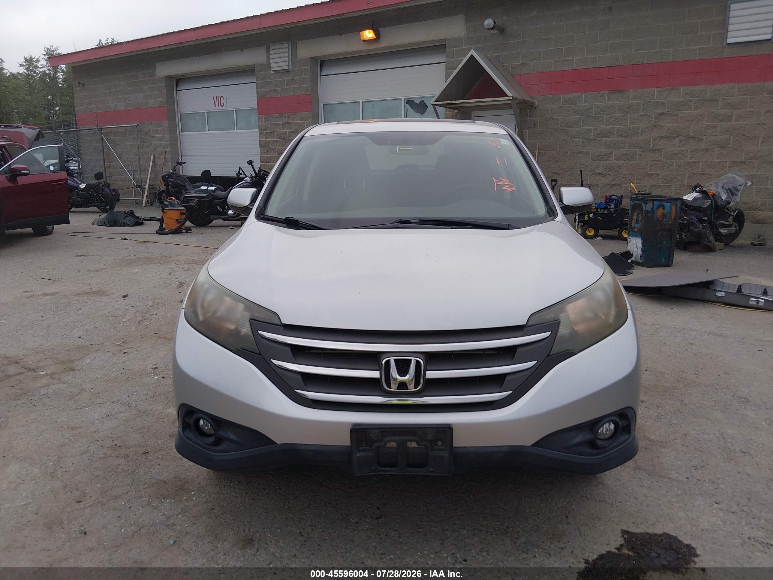 2012 Honda Cr-v Ex Silver vin: JHLRM4H5XCC012035