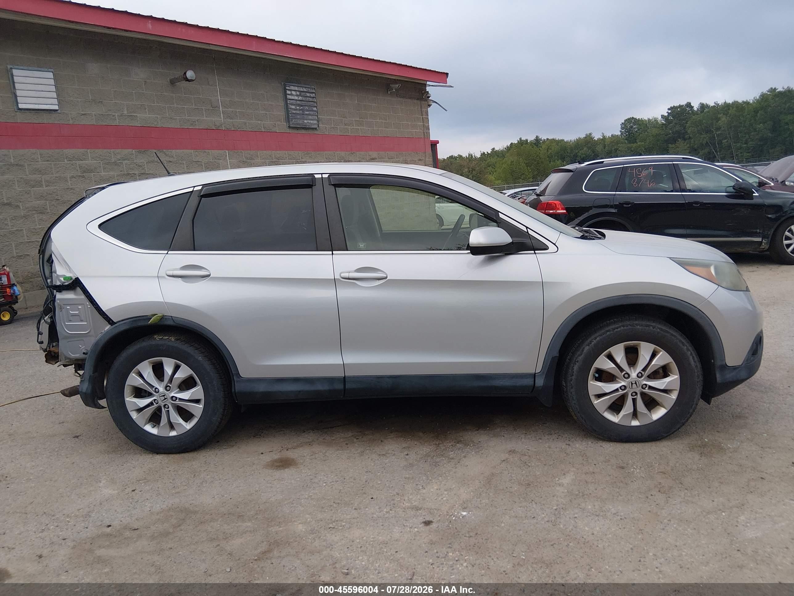 2012 Honda Cr-v Ex Silver vin: JHLRM4H5XCC012035