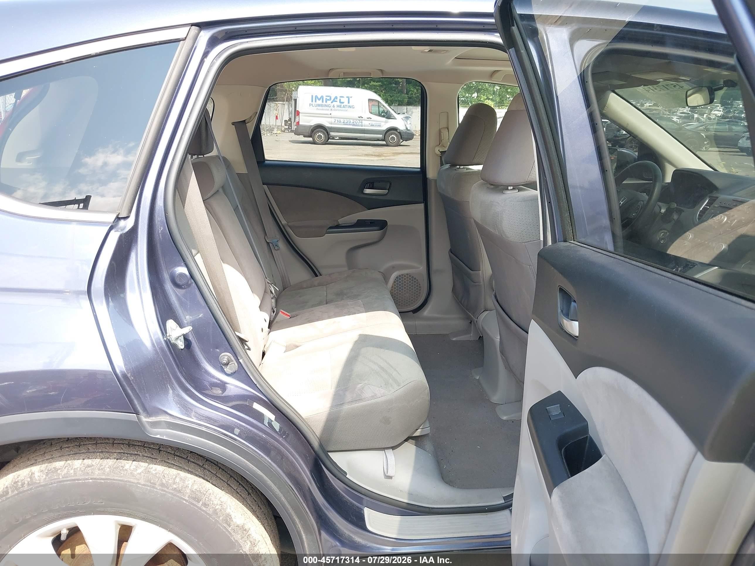 2012 Honda Cr-v Ex Dark Blue vin: JHLRM4H5XCC015405