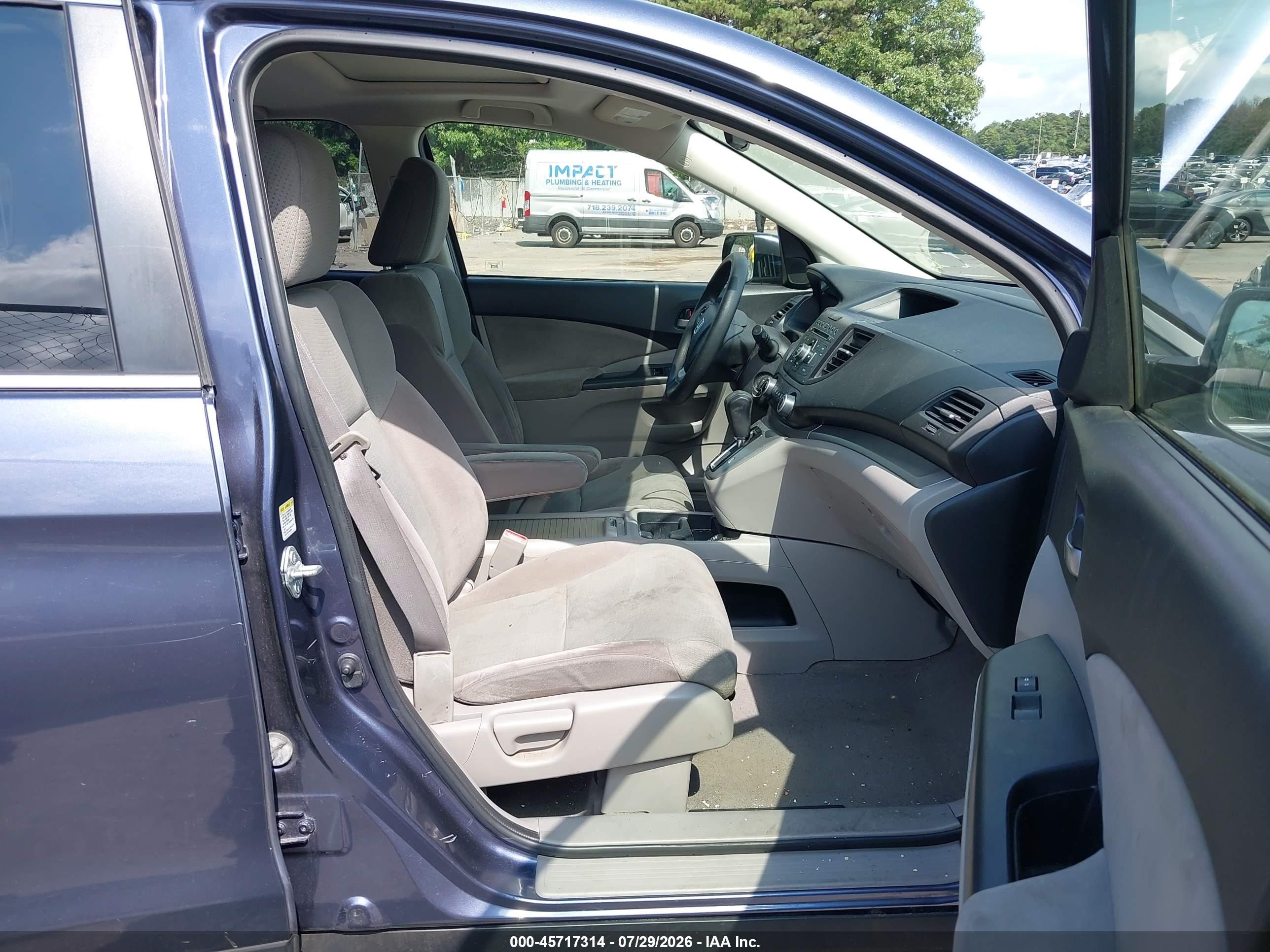 2012 Honda Cr-v Ex Dark Blue vin: JHLRM4H5XCC015405