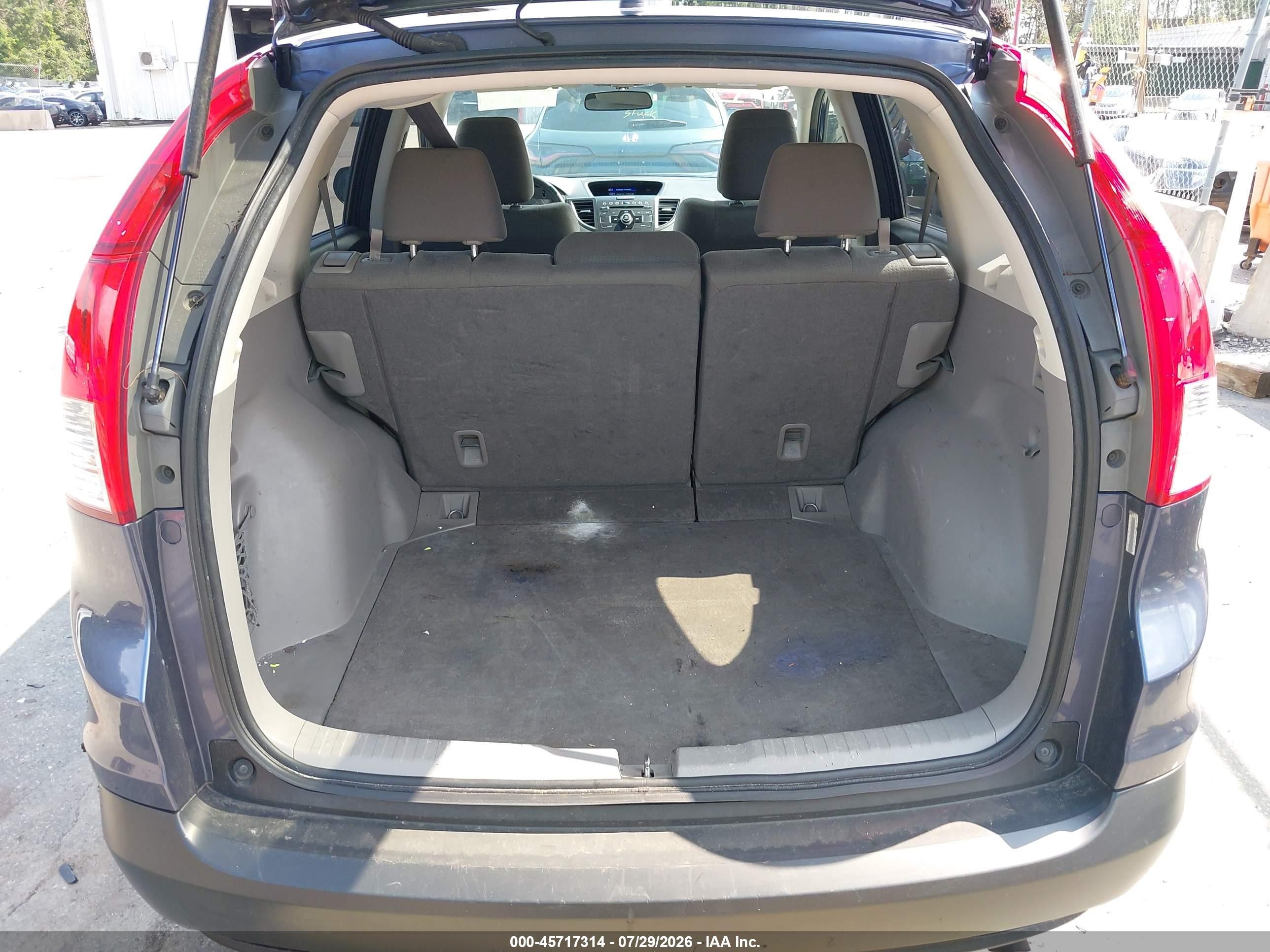 2012 Honda Cr-v Ex Dark Blue vin: JHLRM4H5XCC015405