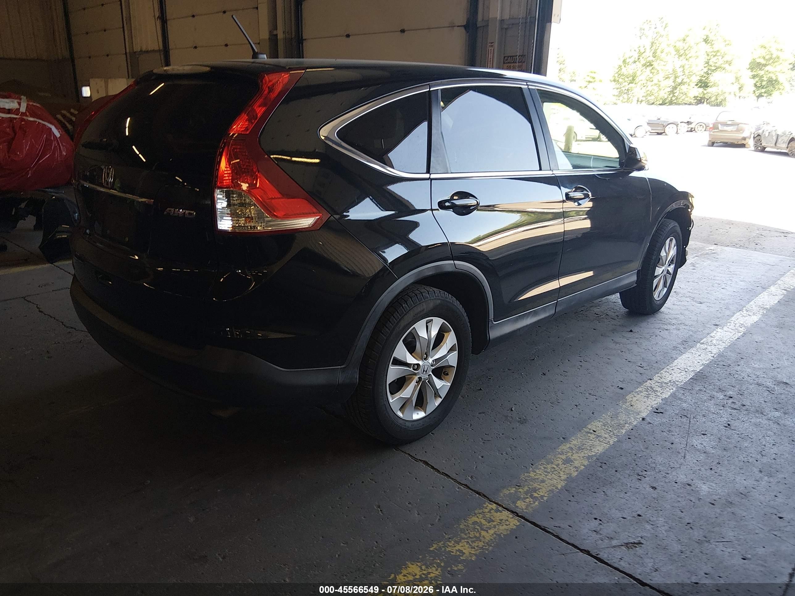 2012 Honda Cr-v Ex Black vin: JHLRM4H5XCC018806