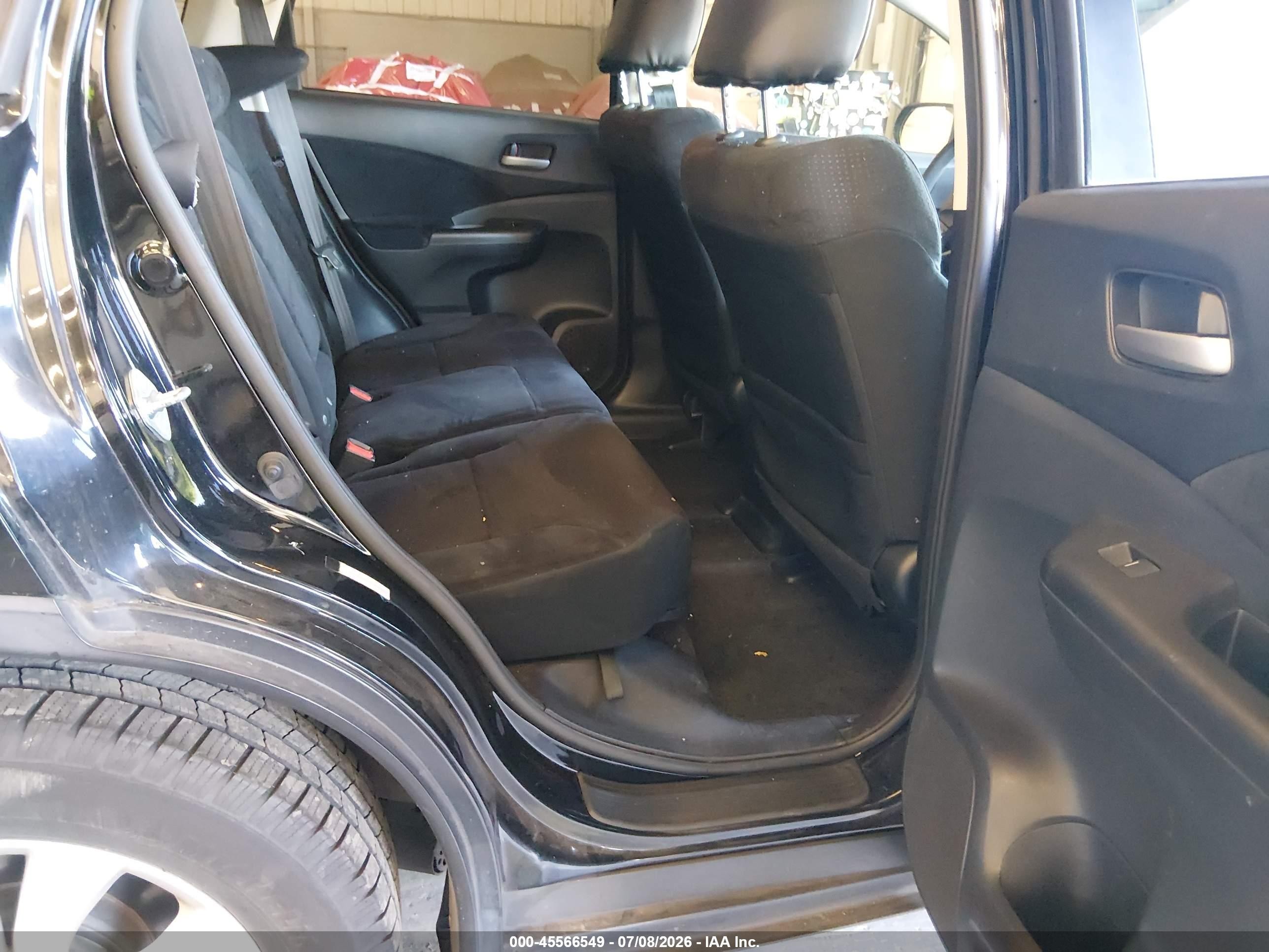 2012 Honda Cr-v Ex Black vin: JHLRM4H5XCC018806