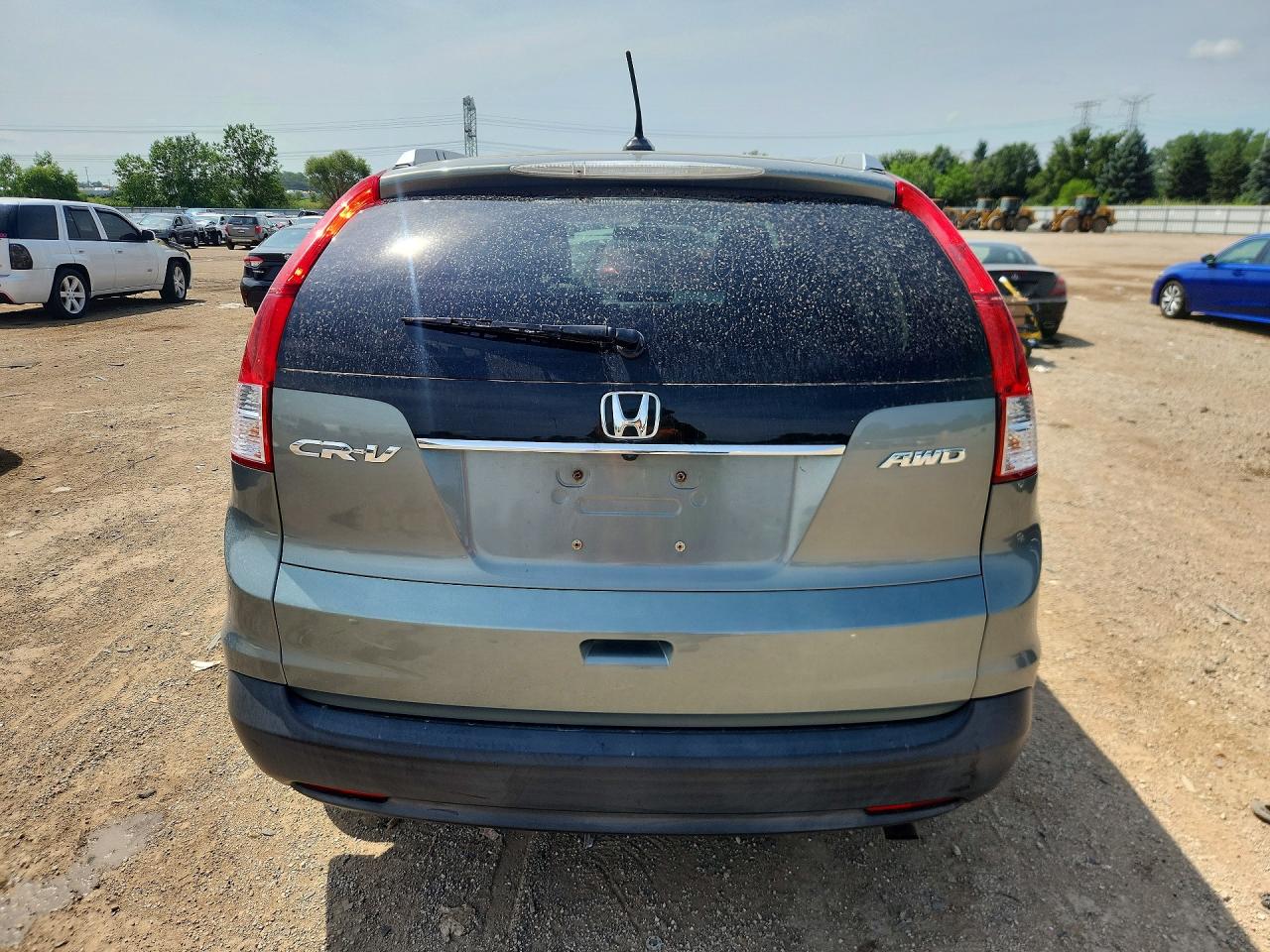 2012 Honda Cr-v Exl Blue vin: JHLRM4H70CC002020