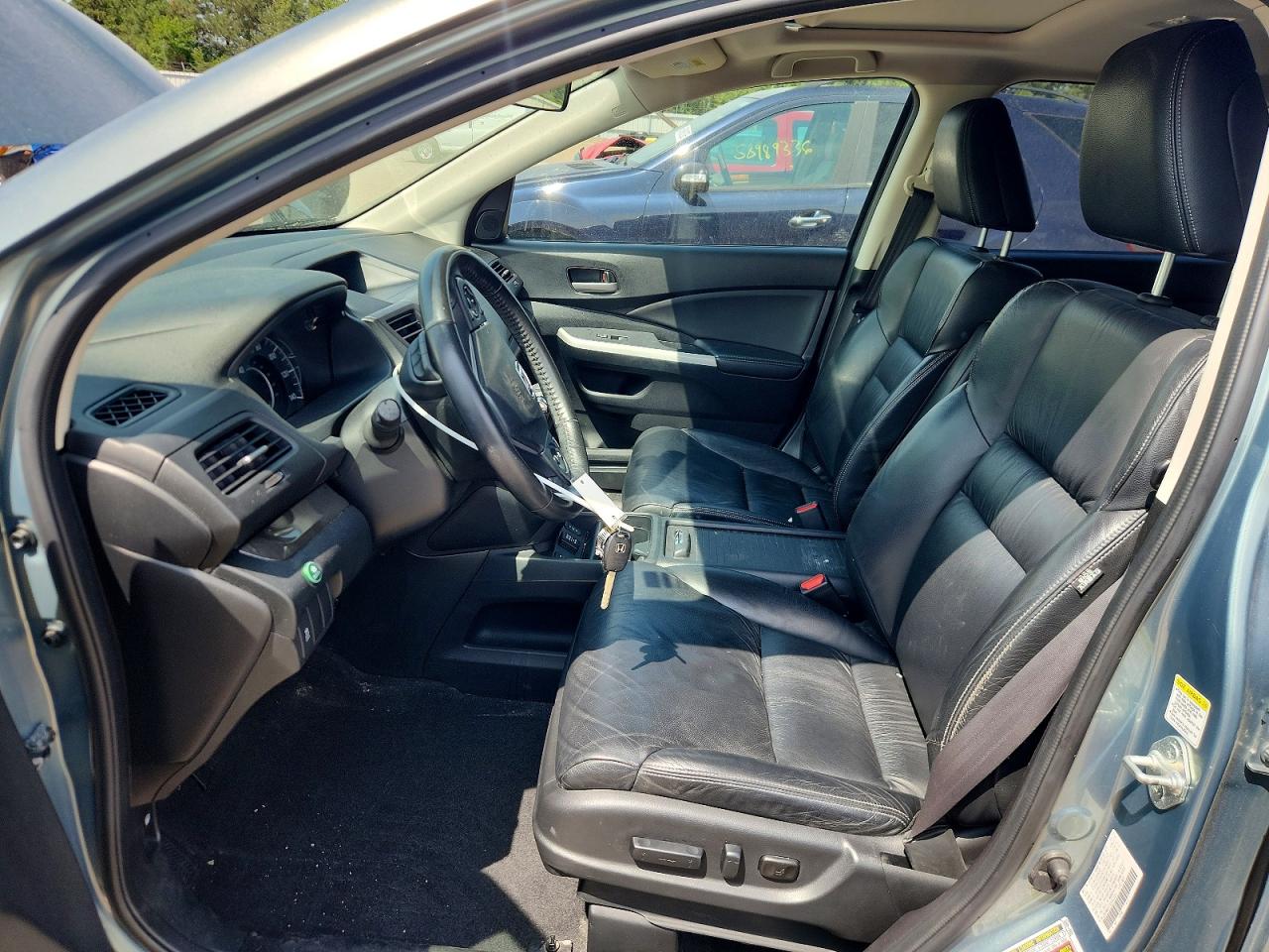 2012 Honda Cr-v Exl Blue vin: JHLRM4H70CC002020
