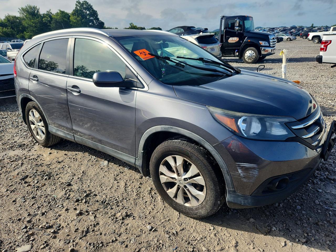 2012 Honda Cr-v Exl Серый vin: JHLRM4H70CC003443