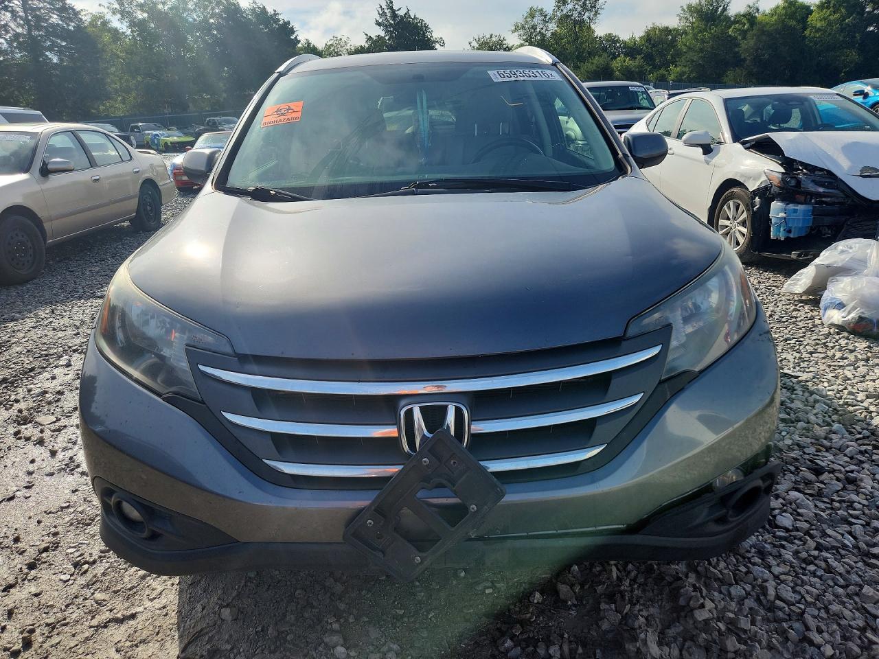 2012 Honda Cr-v Exl Серый vin: JHLRM4H70CC003443