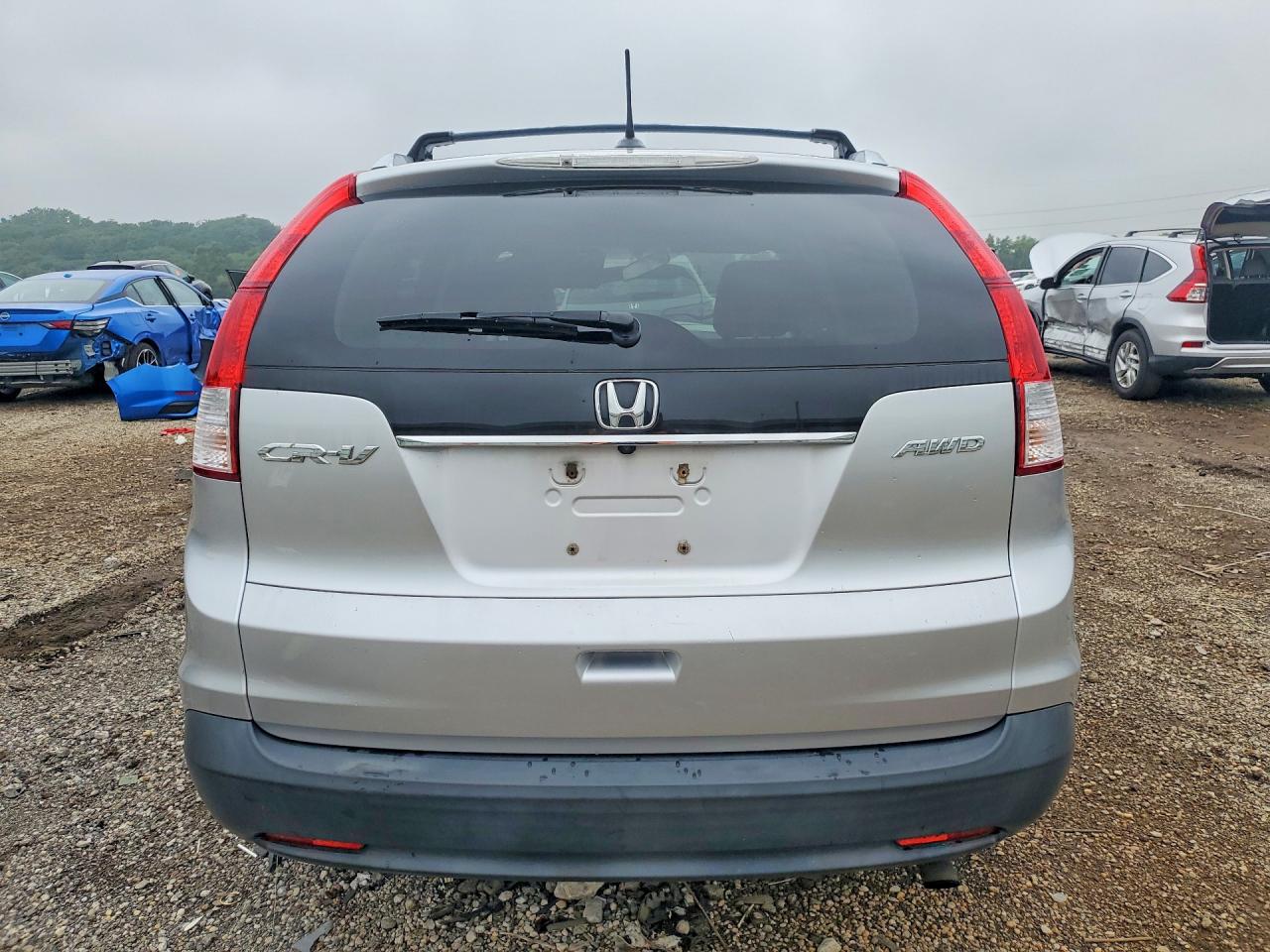 2012 Honda Cr-v Exl Silver vin: JHLRM4H70CC008688