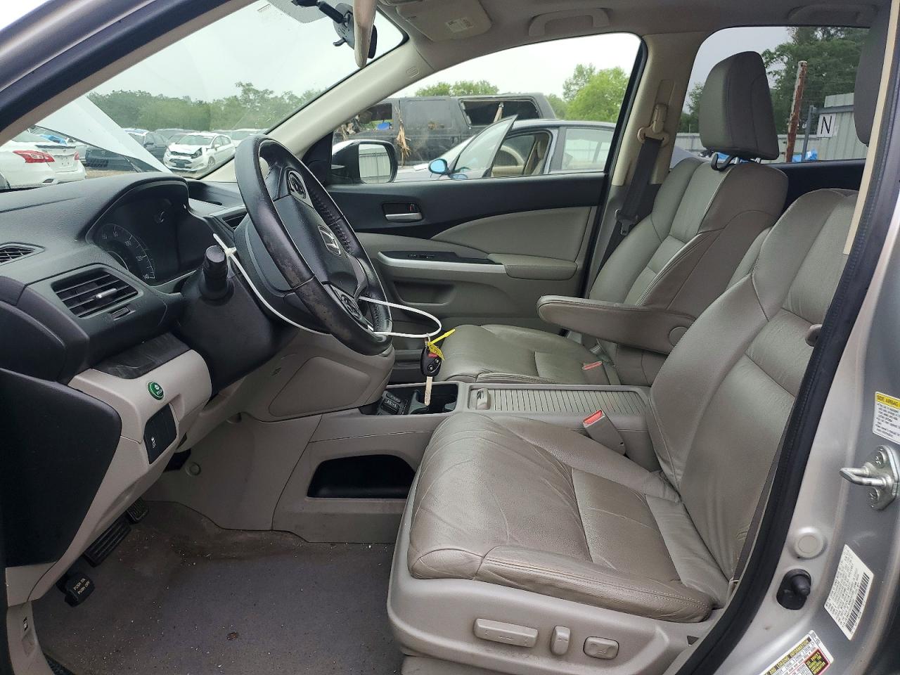 2012 Honda Cr-v Exl Silver vin: JHLRM4H70CC008688