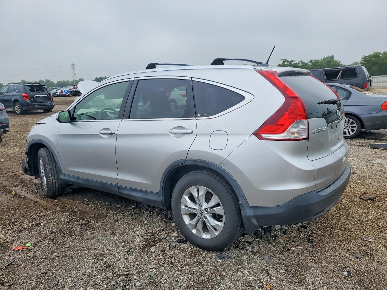 2012 Honda Cr-v Exl Silver vin: JHLRM4H70CC008688