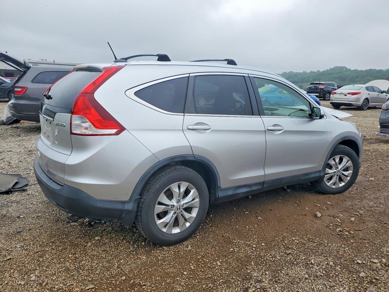 2012 Honda Cr-v Exl Silver vin: JHLRM4H70CC008688