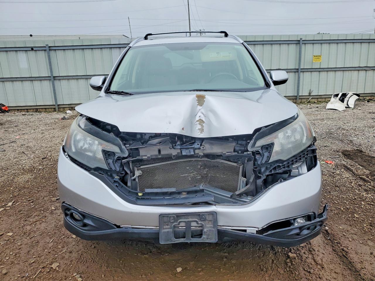 2012 Honda Cr-v Exl Silver vin: JHLRM4H70CC008688