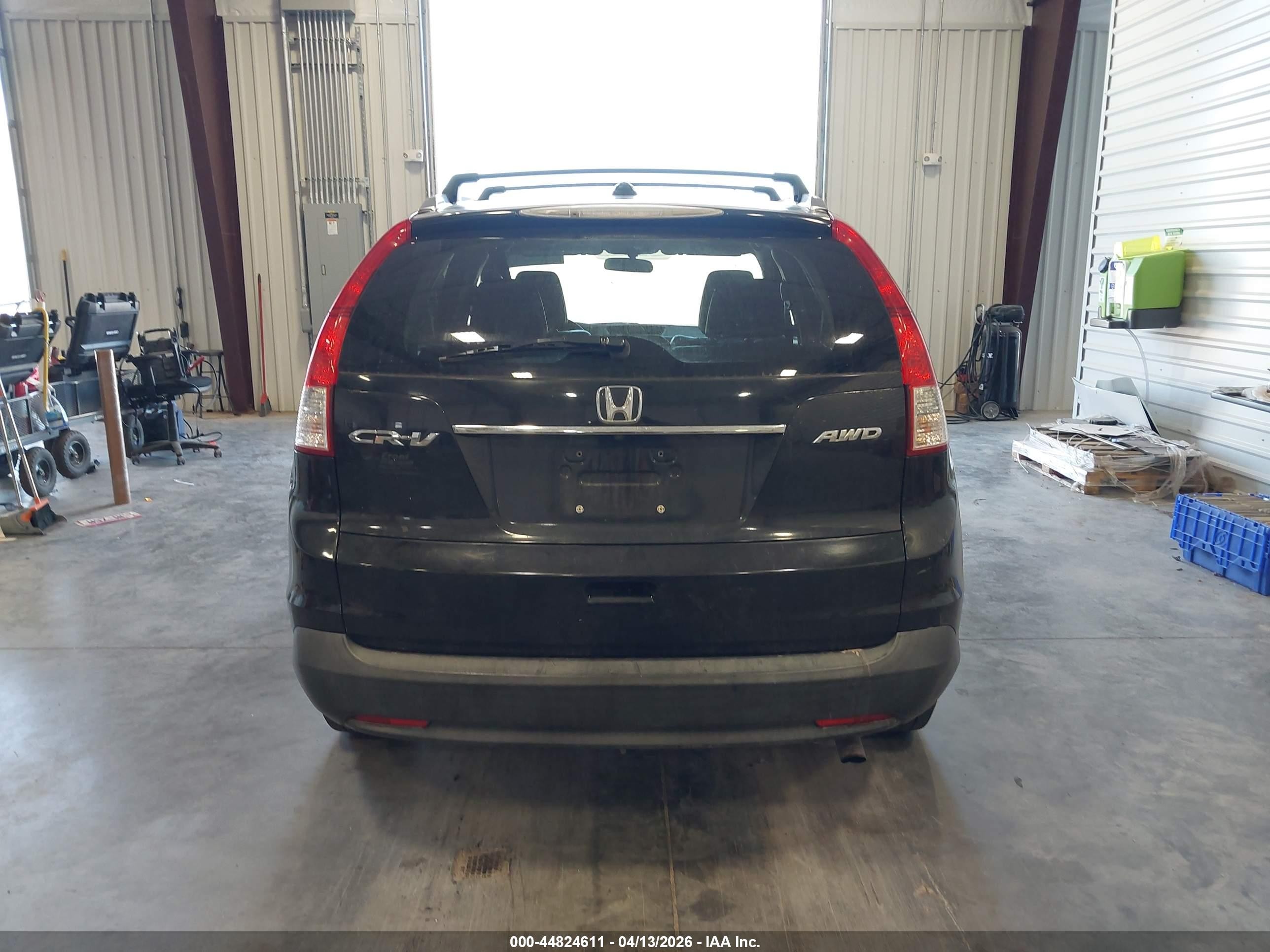 2012 Honda Cr-v Ex-l Черный vin: JHLRM4H70CC010943