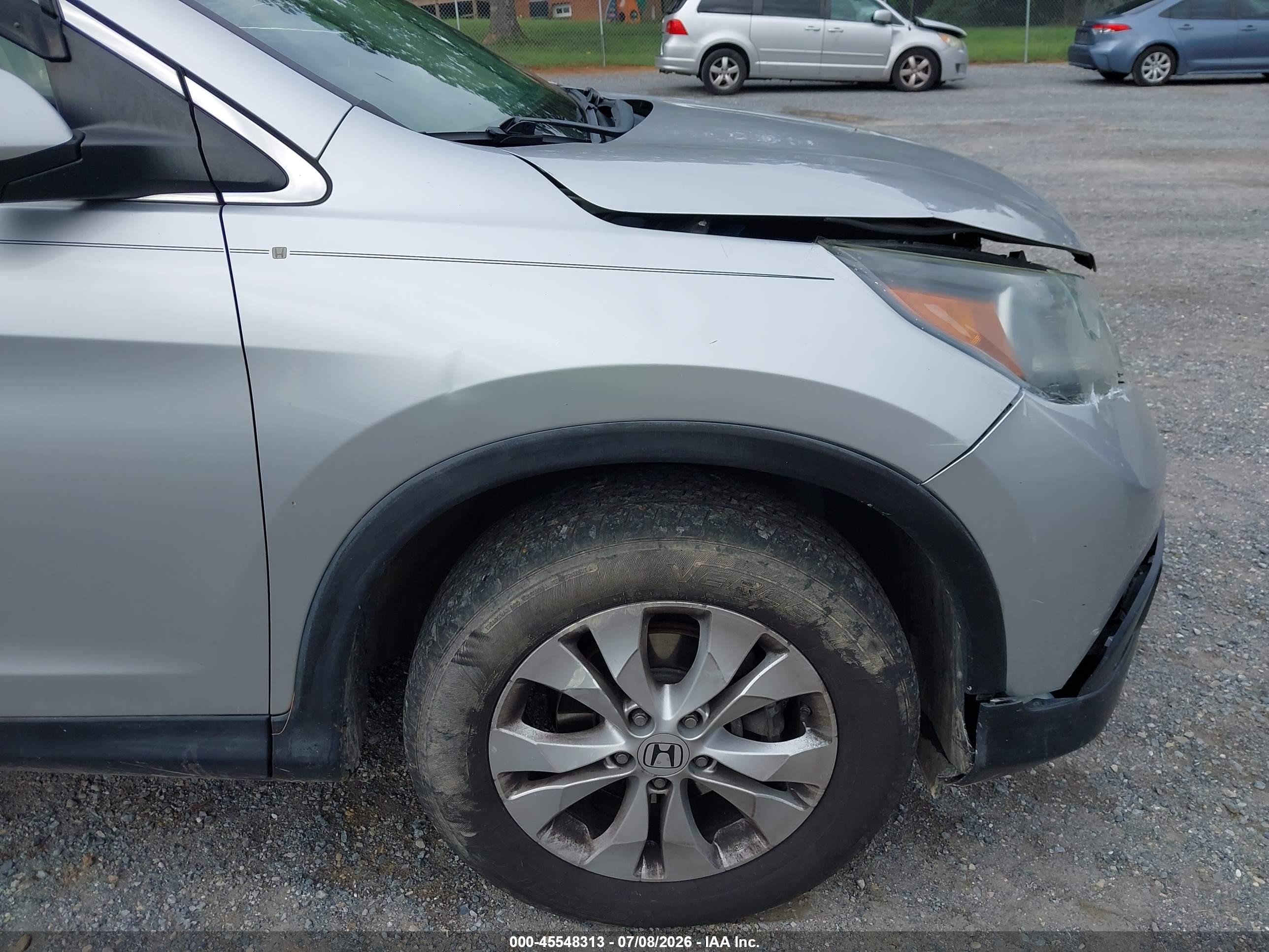2012 Honda Cr-v Ex-l Silver vin: JHLRM4H70CC014040