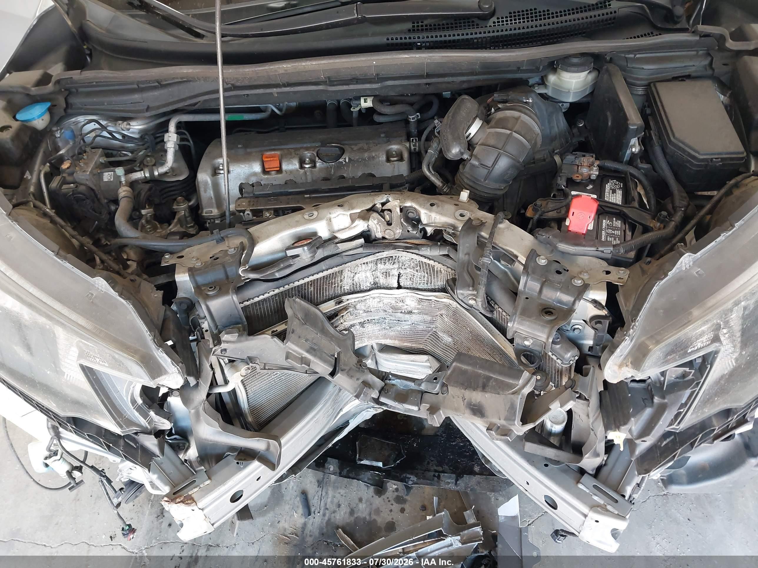 2012 Honda Cr-v Ex-l Silver vin: JHLRM4H70CC018296