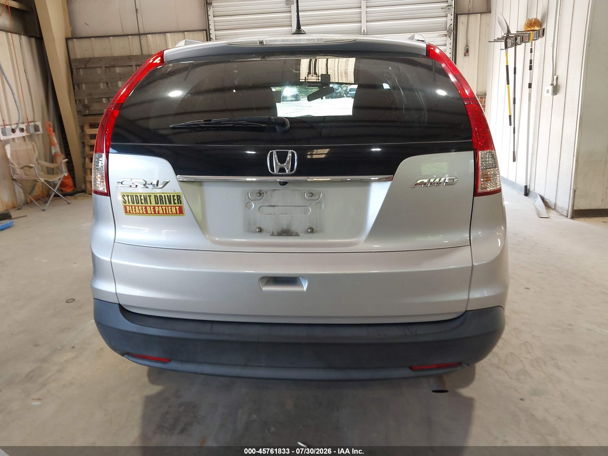 2012 Honda Cr-v Ex-l Silver vin: JHLRM4H70CC018296