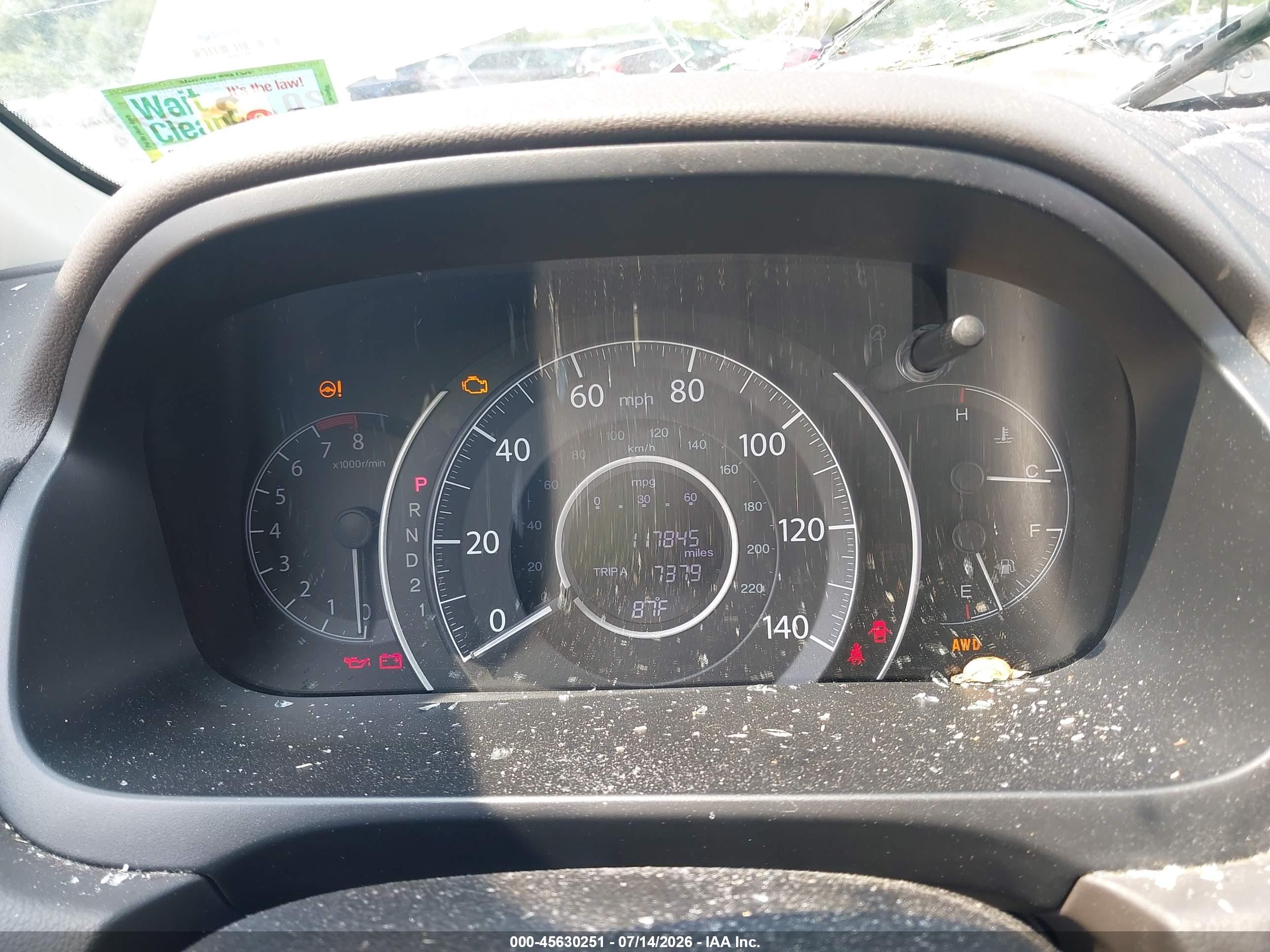 2012 Honda Cr-v Ex-l Light Blue vin: JHLRM4H70CC019304