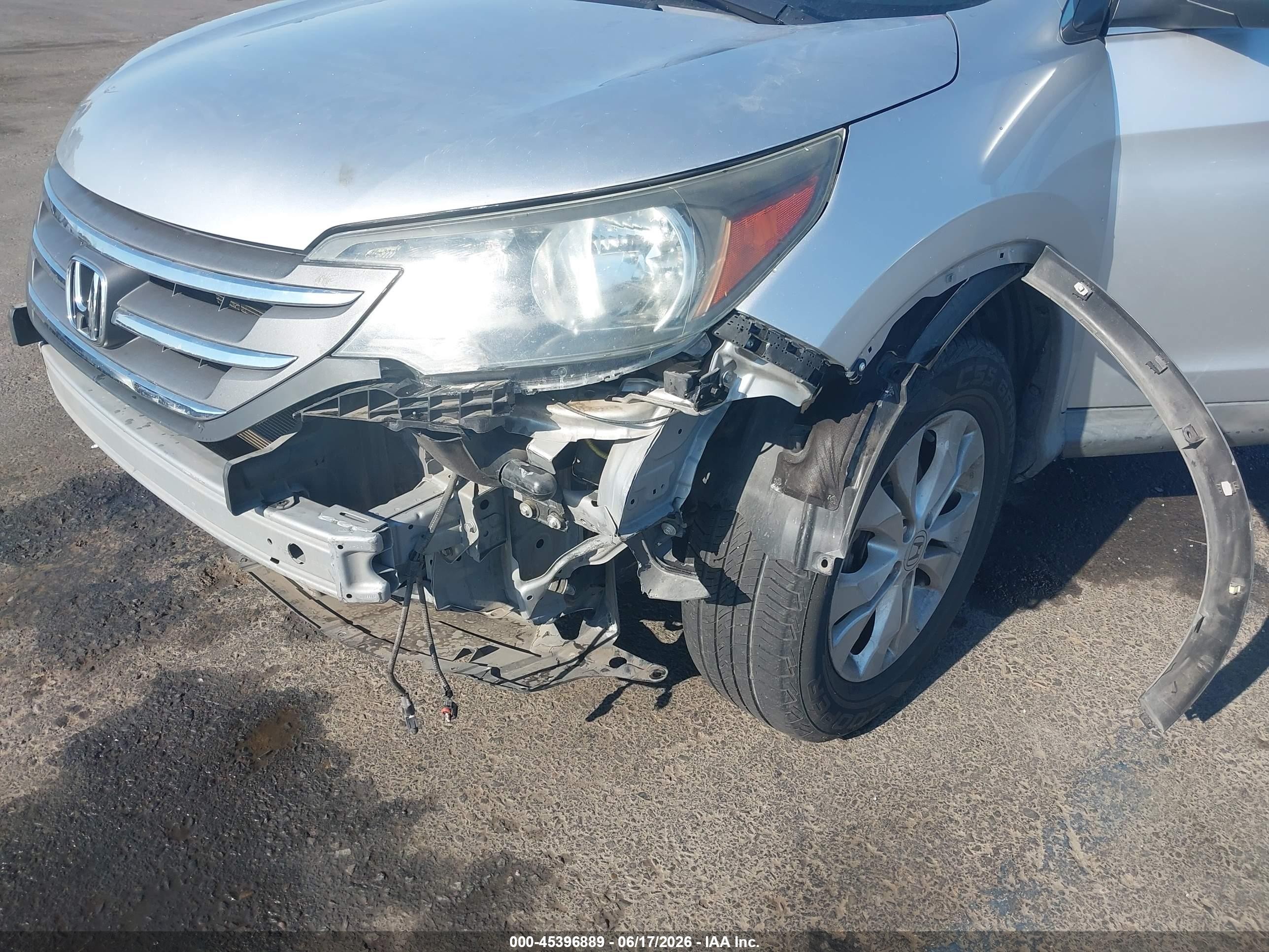 2012 Honda Cr-v Ex-l Серебряный vin: JHLRM4H70CC019707