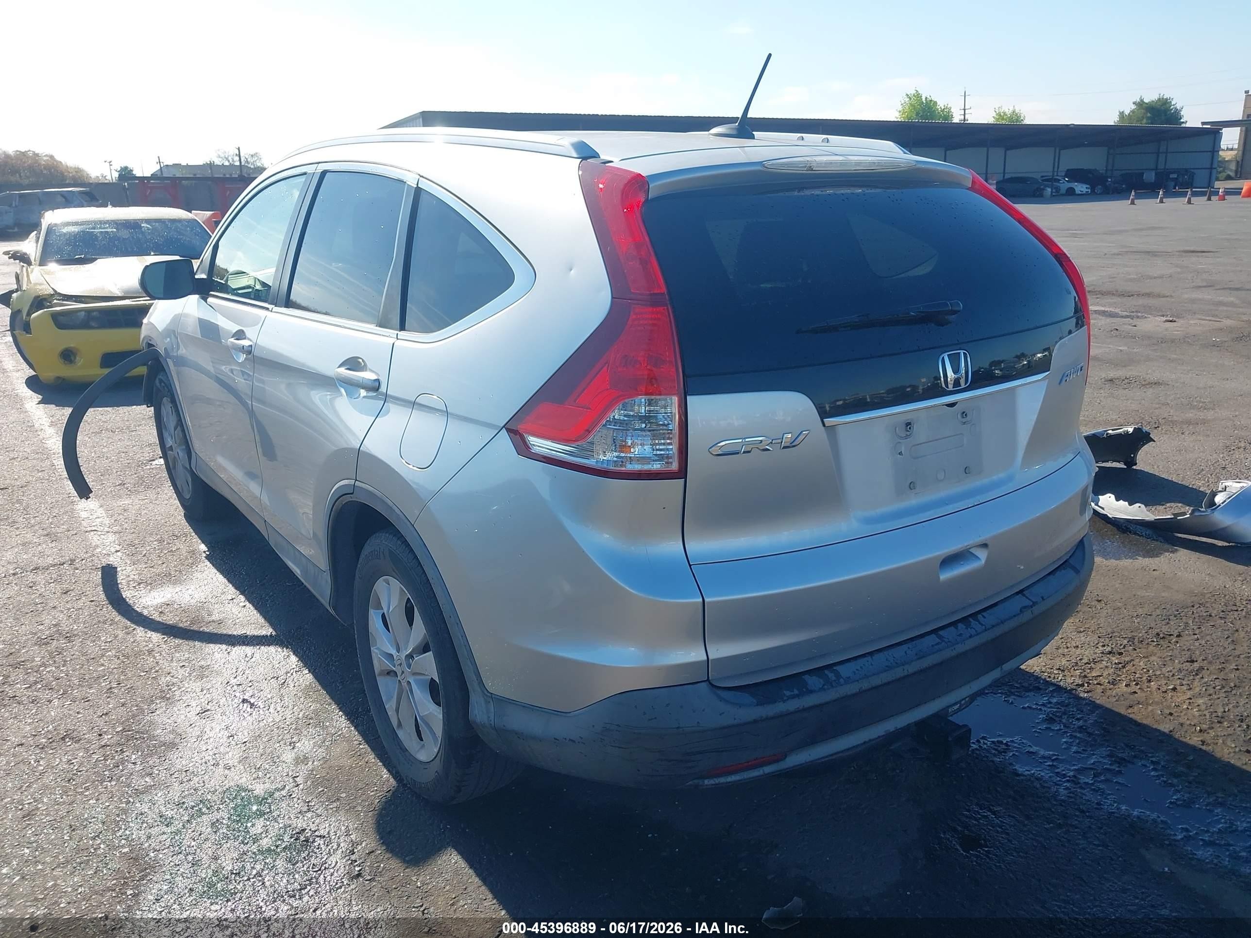 2012 Honda Cr-v Ex-l Серебряный vin: JHLRM4H70CC019707