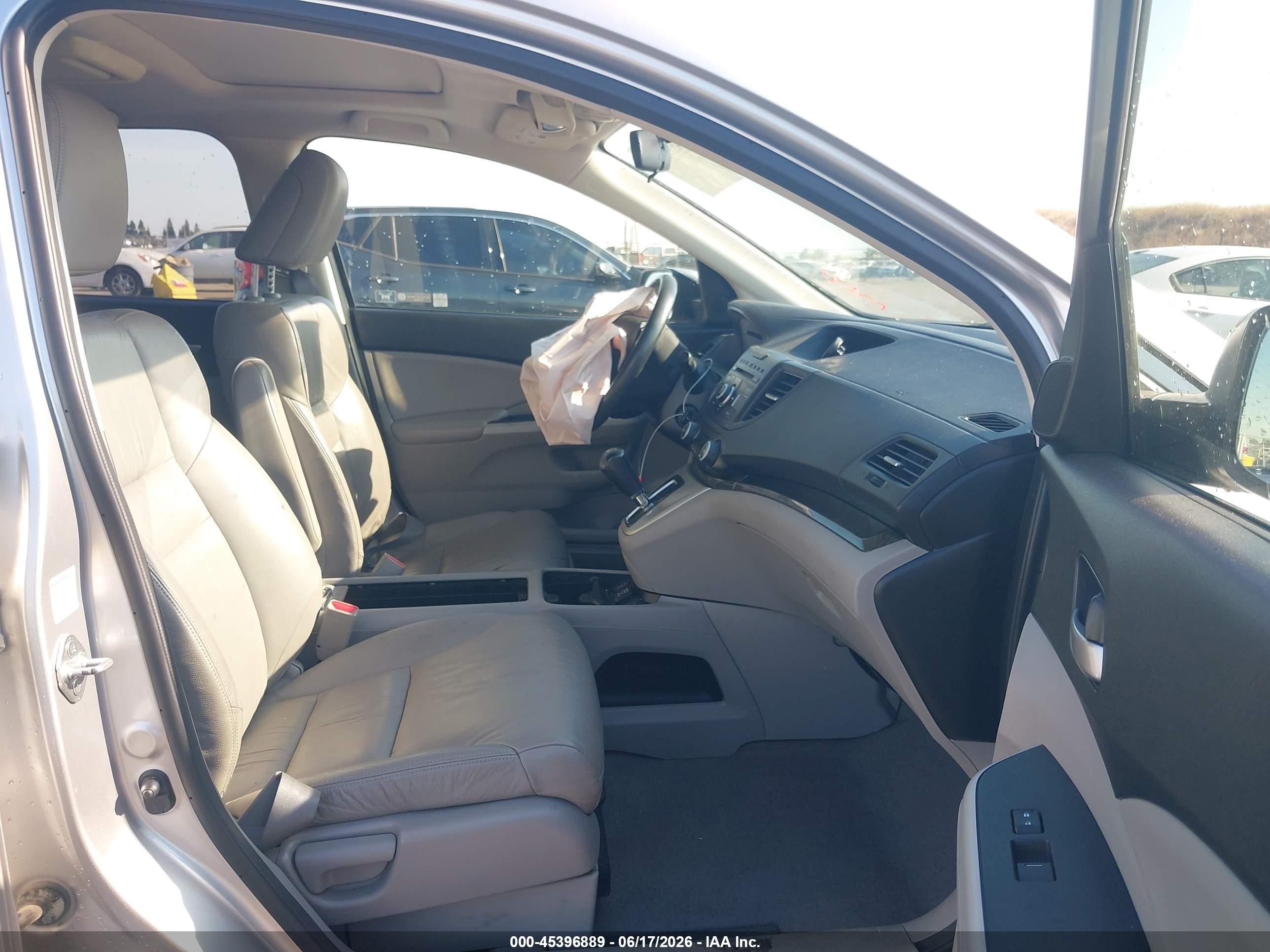 2012 Honda Cr-v Ex-l Серебряный vin: JHLRM4H70CC019707
