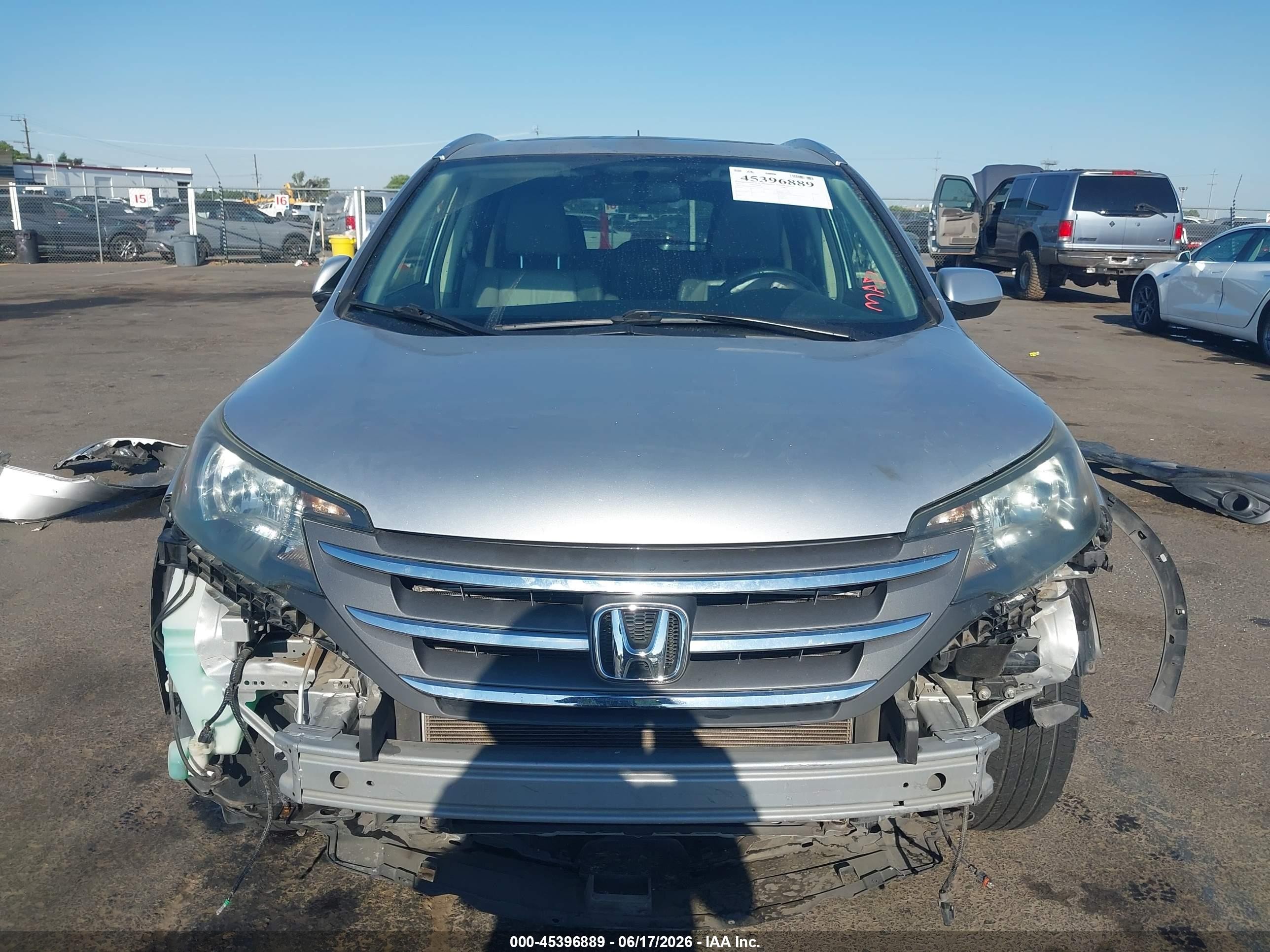 2012 Honda Cr-v Ex-l Серебряный vin: JHLRM4H70CC019707