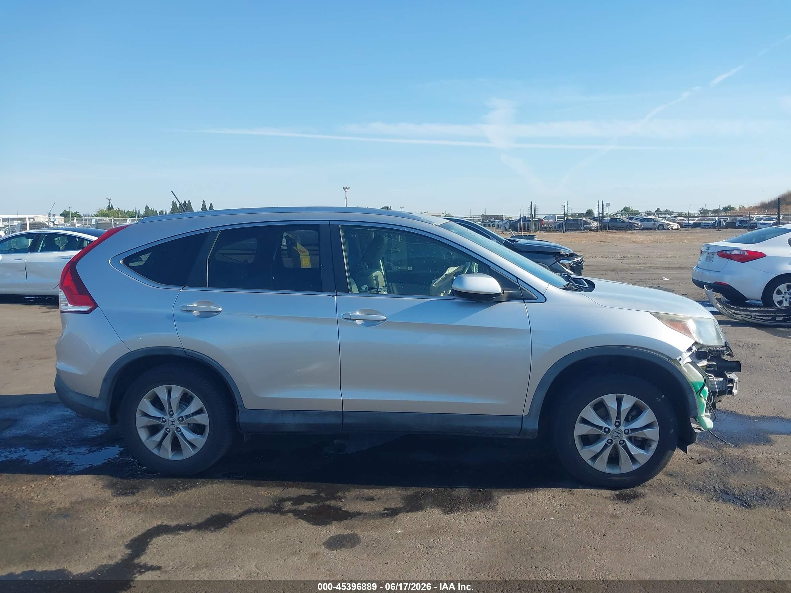 2012 Honda Cr-v Ex-l Серебряный vin: JHLRM4H70CC019707