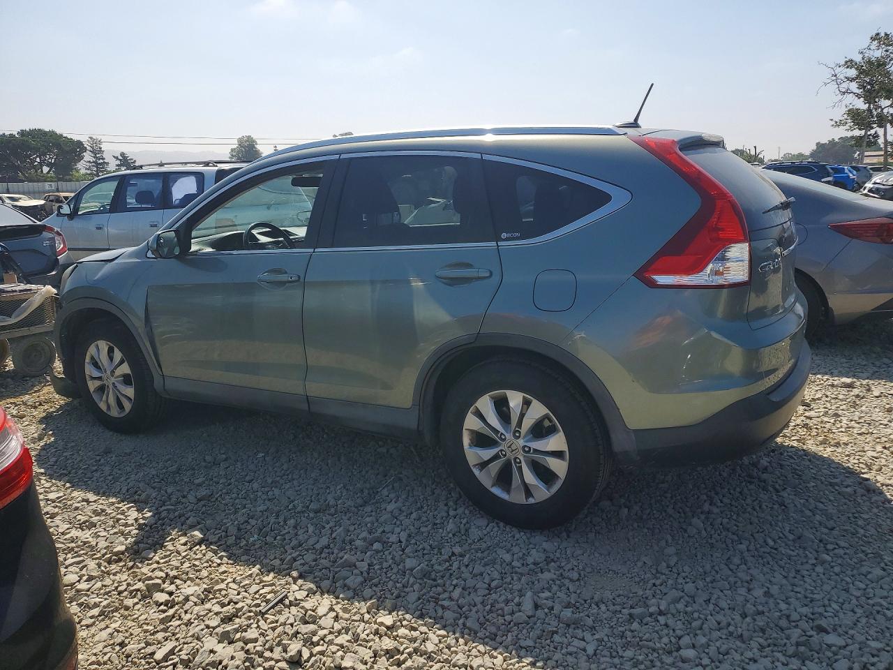 2012 Honda Cr-v Exl Gray vin: JHLRM4H70CC020095