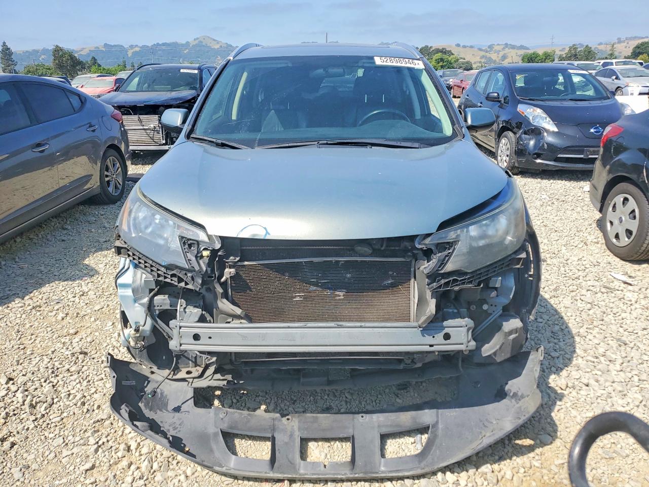 2012 Honda Cr-v Exl Gray vin: JHLRM4H70CC020095