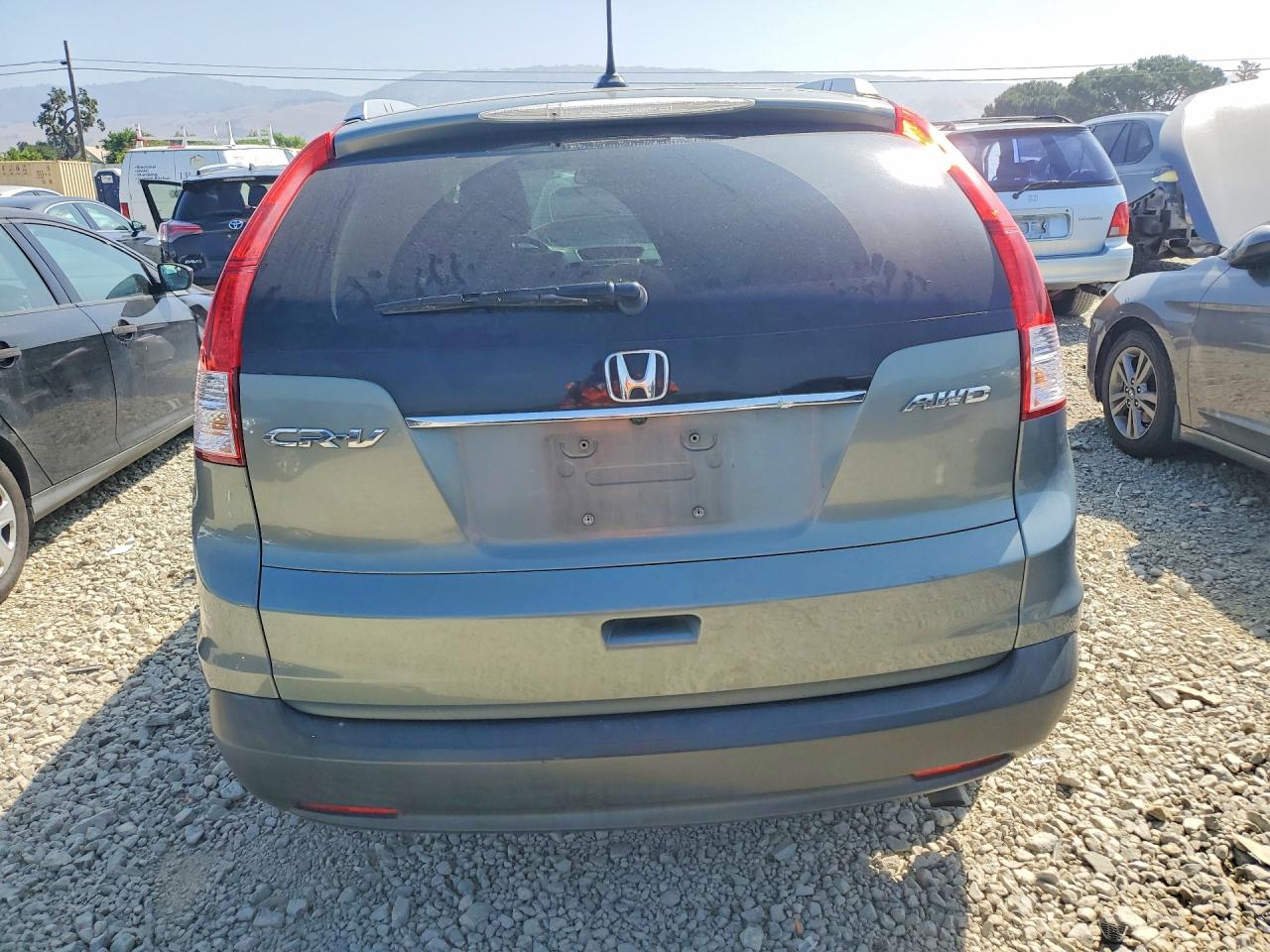 2012 Honda Cr-v Exl Gray vin: JHLRM4H70CC020095