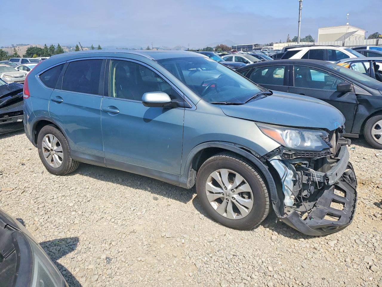 2012 Honda Cr-v Exl Gray vin: JHLRM4H70CC020095