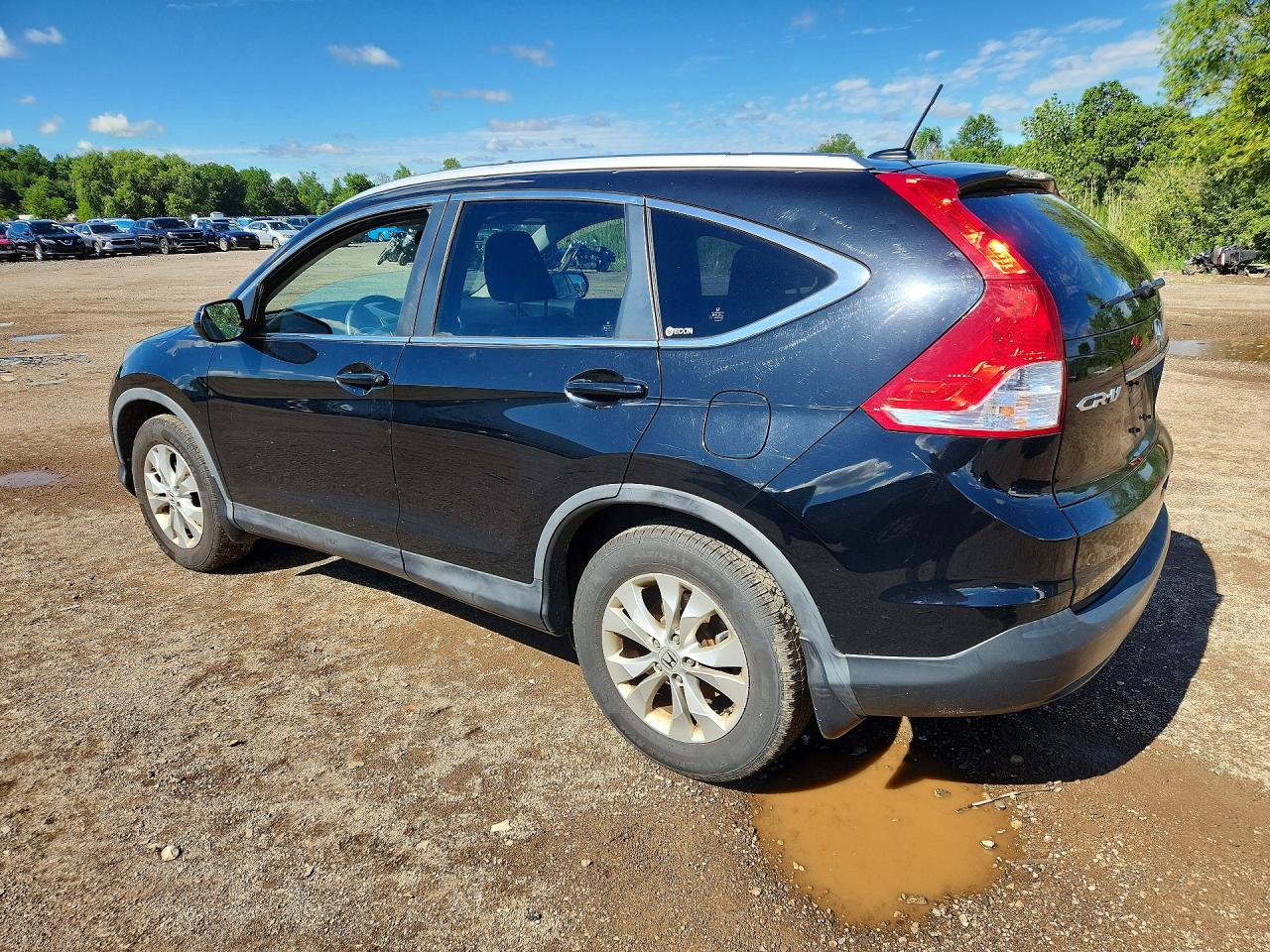 2012 Honda Cr-v Exl Black vin: JHLRM4H70CC026625