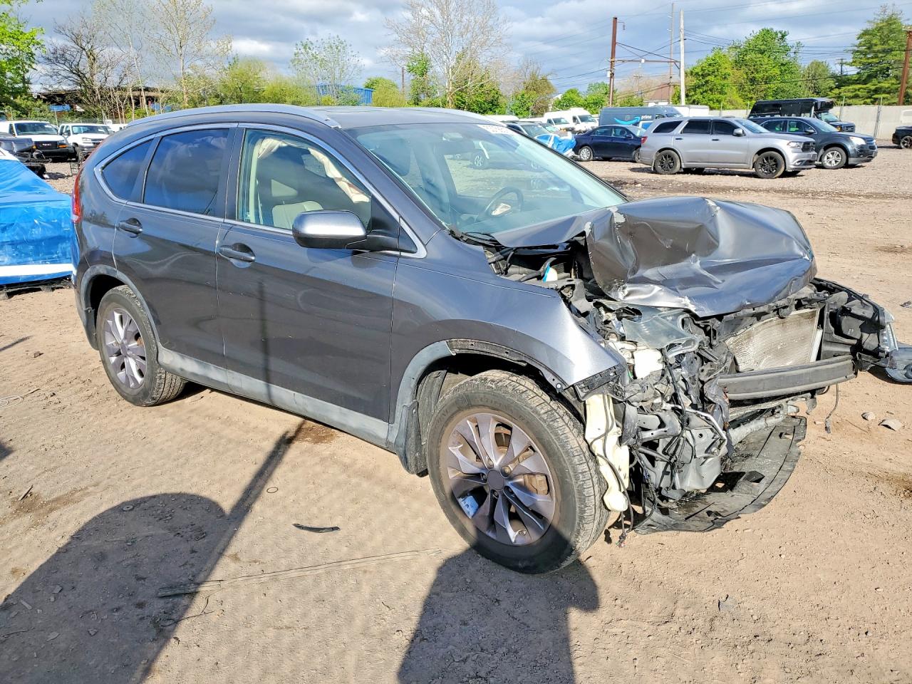 2012 Honda Cr-v Exl Серый vin: JHLRM4H71CC004682