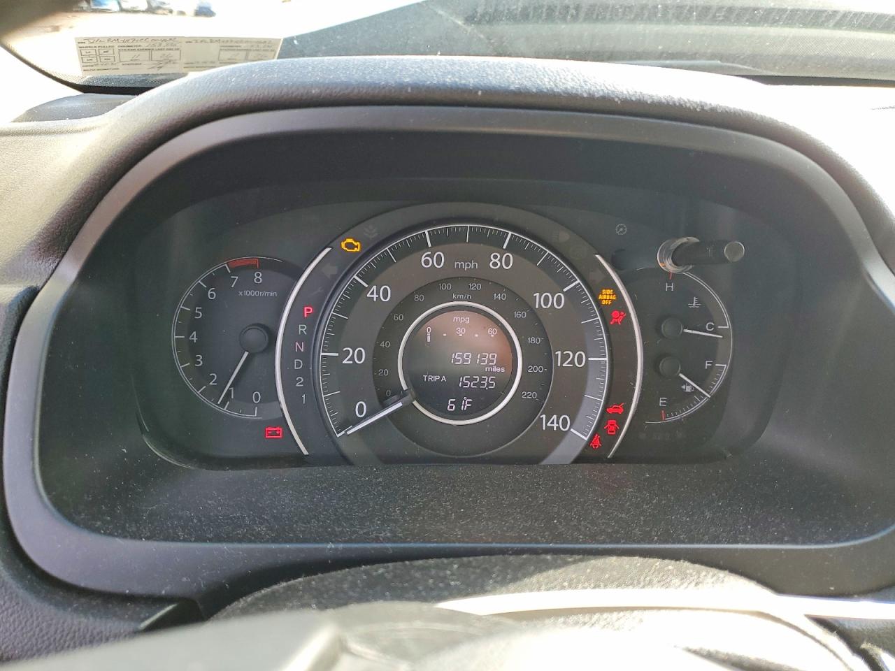 2012 Honda Cr-v Exl Серый vin: JHLRM4H71CC004682